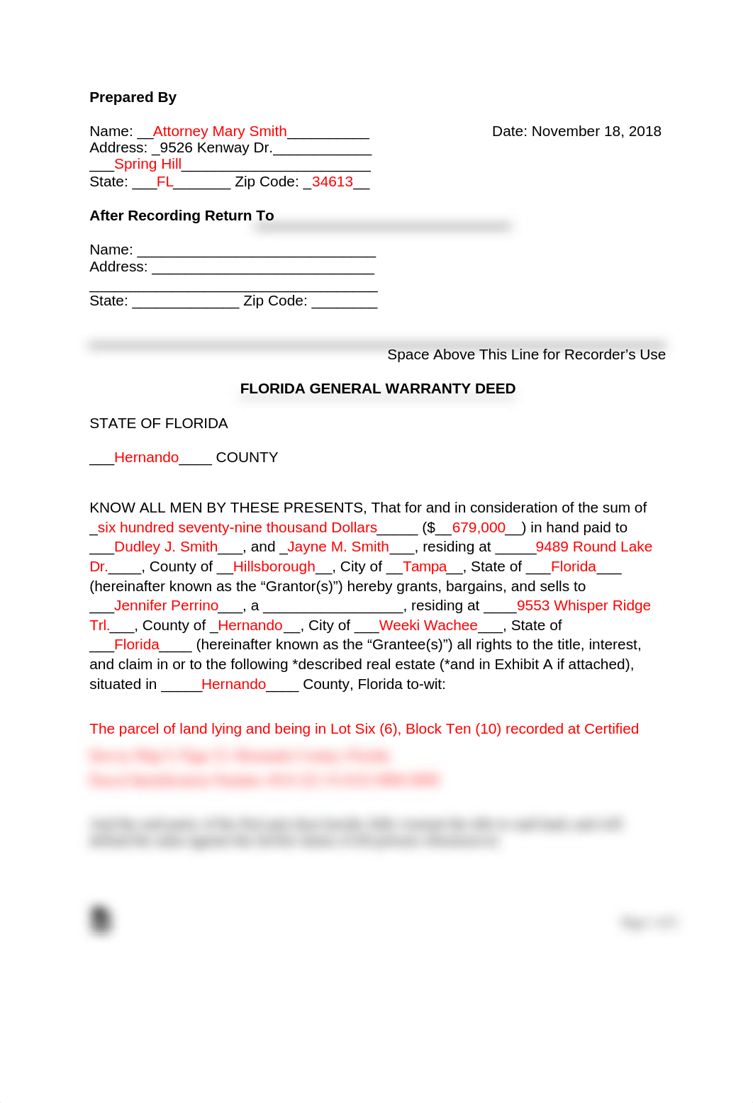 JPerrino_FloridaGeneralWarrantyDeed_111818.docx_doluiamf4w1_page1