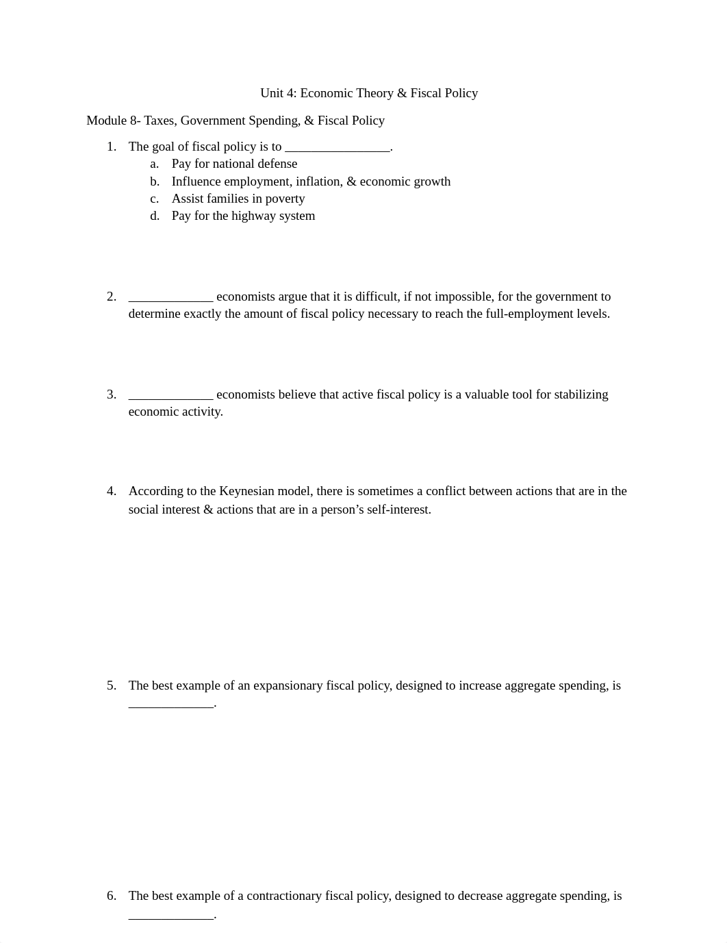 module 8- taxes, government spending, & fiscal policy.docx_dolysnq23q5_page1