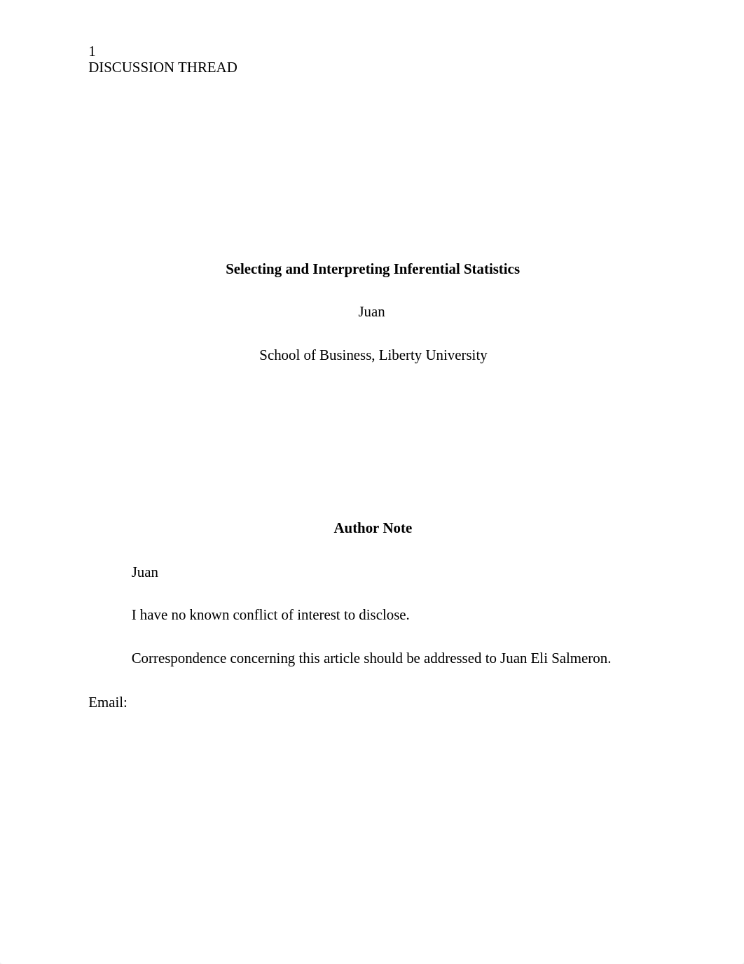 Selecting and Interpreting Inferential Statisitcs_Vo.docx_dom3ukzj3wk_page1