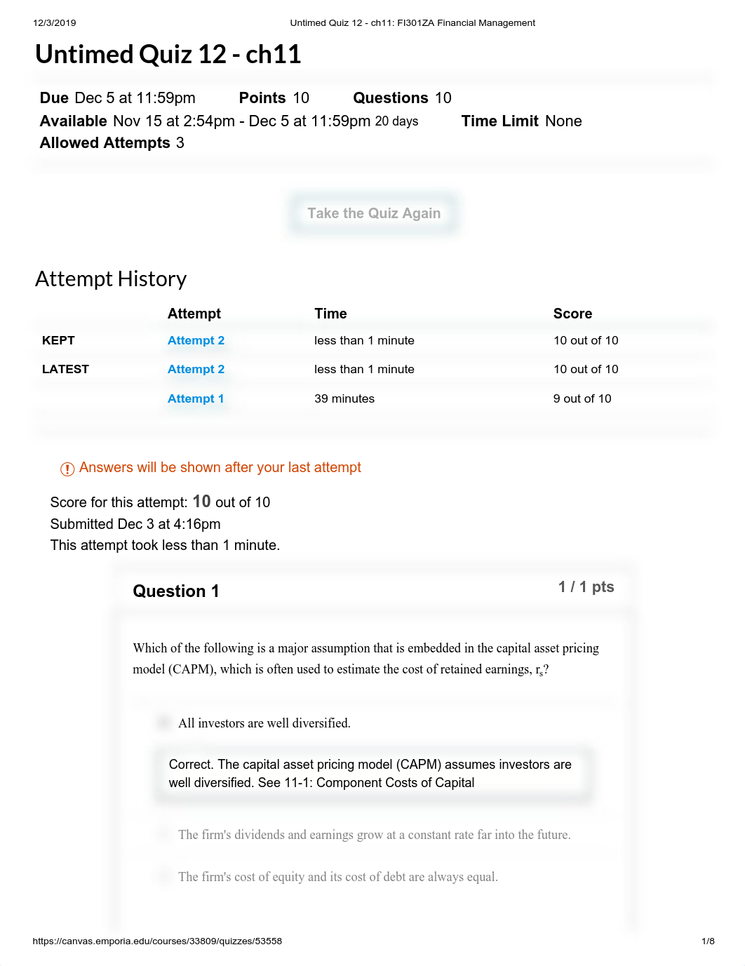 Untimed Quiz 12 - ch11_ FI301ZA Financial Management.pdf_dom76dg2ota_page1