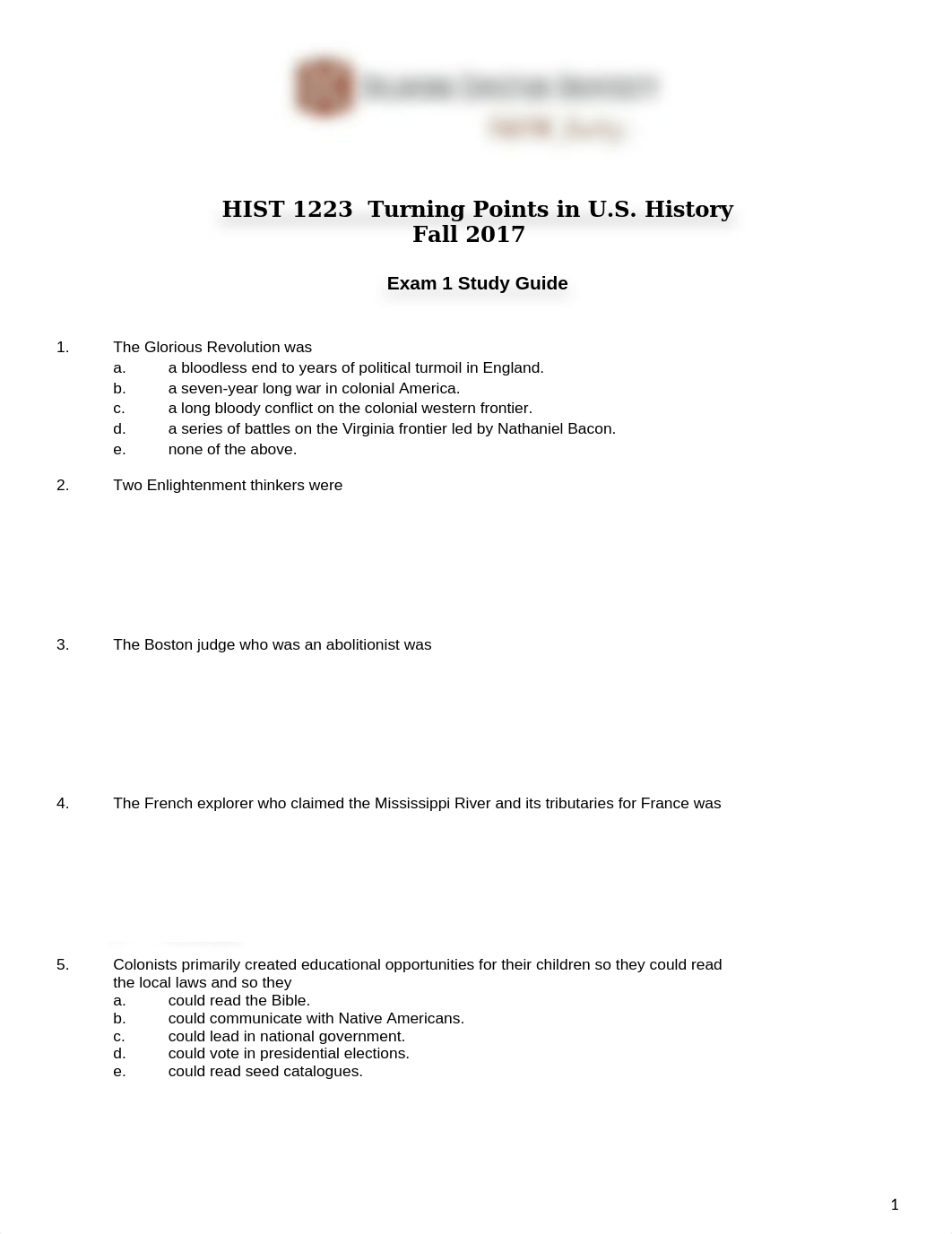 HIST 1223 Fall 2017 EXAM 1 Study Guide.docx_domdqdgi35d_page1