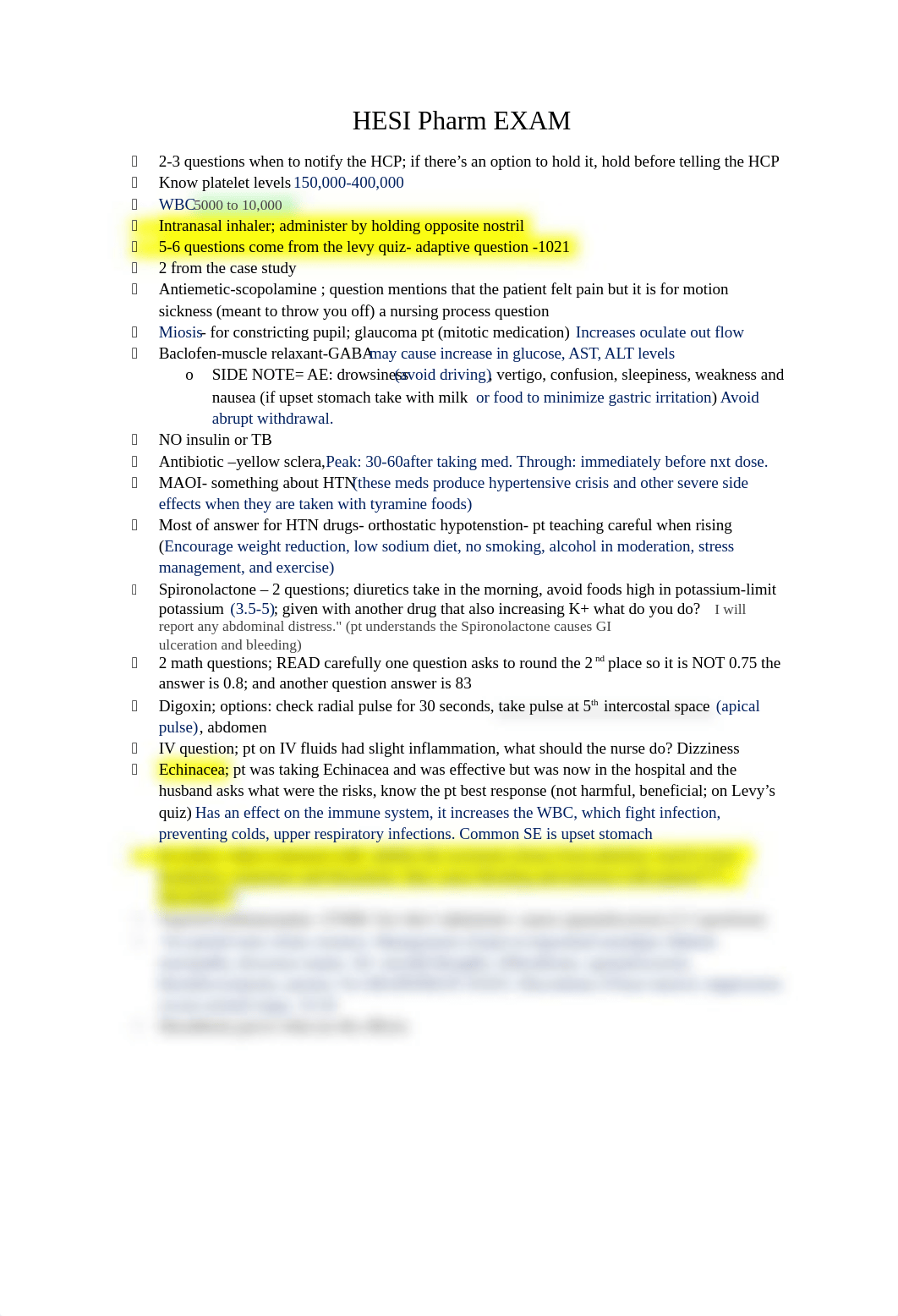 HESI hints What was on HESI Pharm.docx_domgafb2ls7_page1