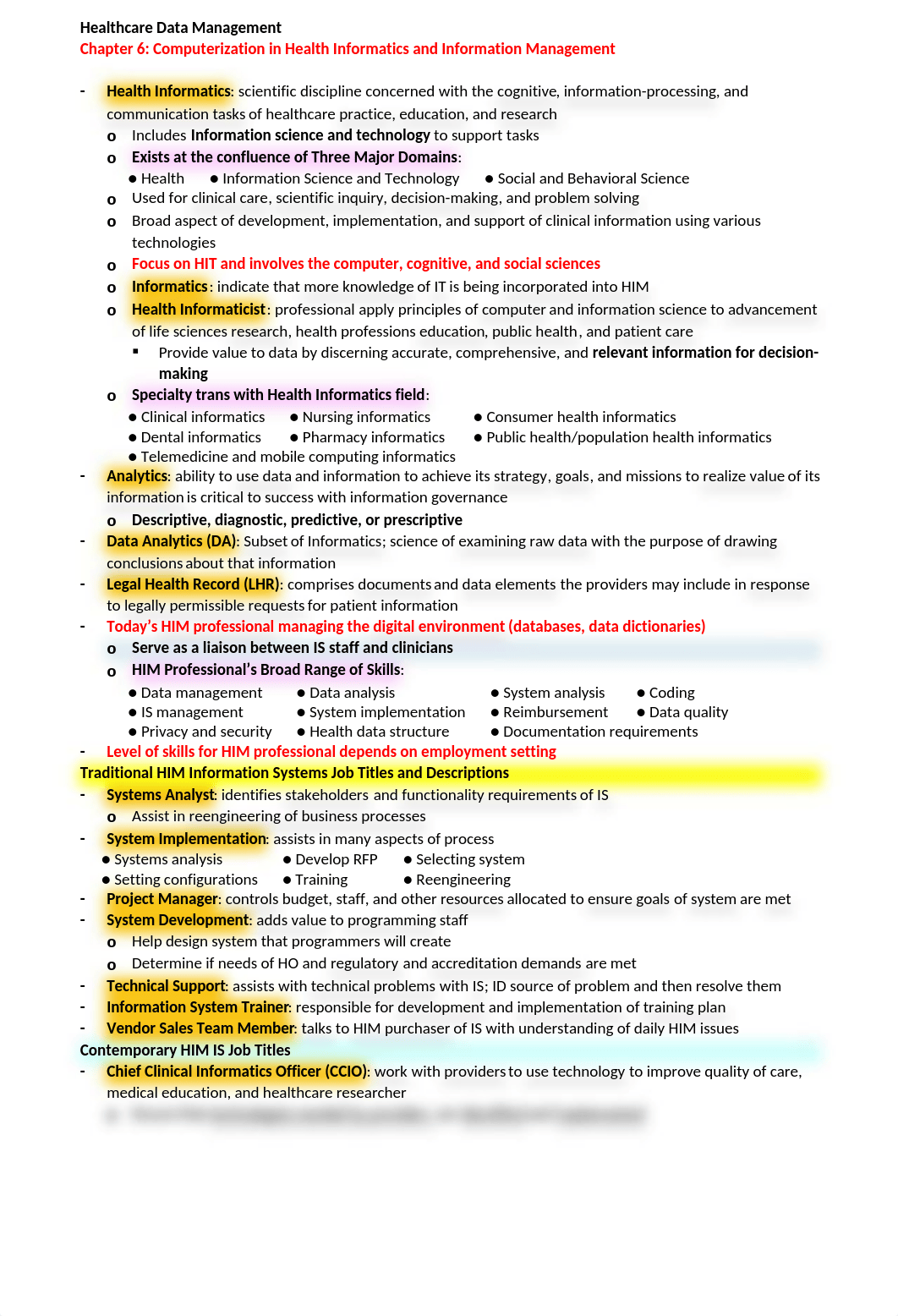 Healthcare Data Management Chapter 6 Notes.docx_domhl2a9wnc_page1