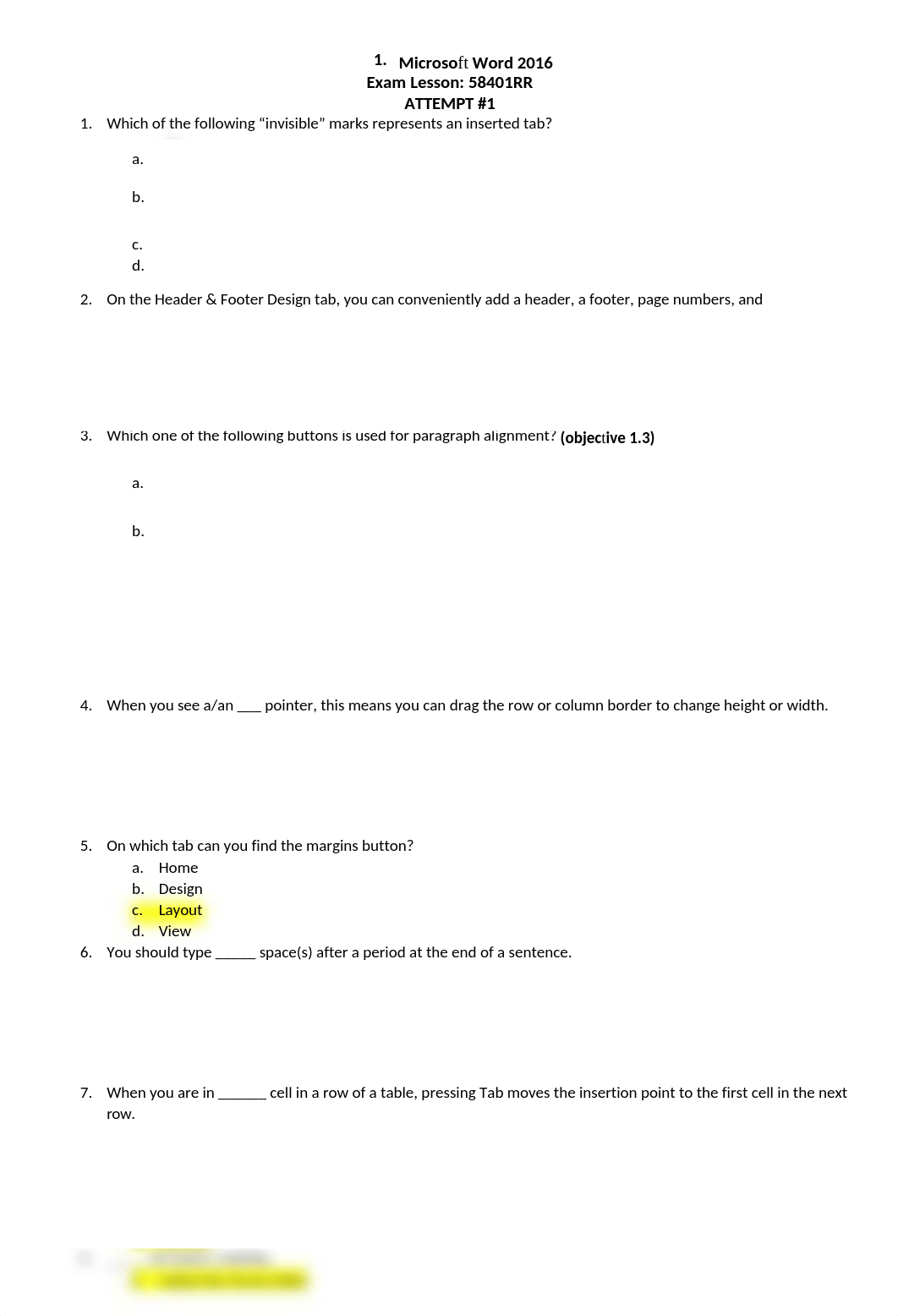 Microsoft Word 2016 EXAM ATTEMPT #2.docx_domjc89d34g_page1