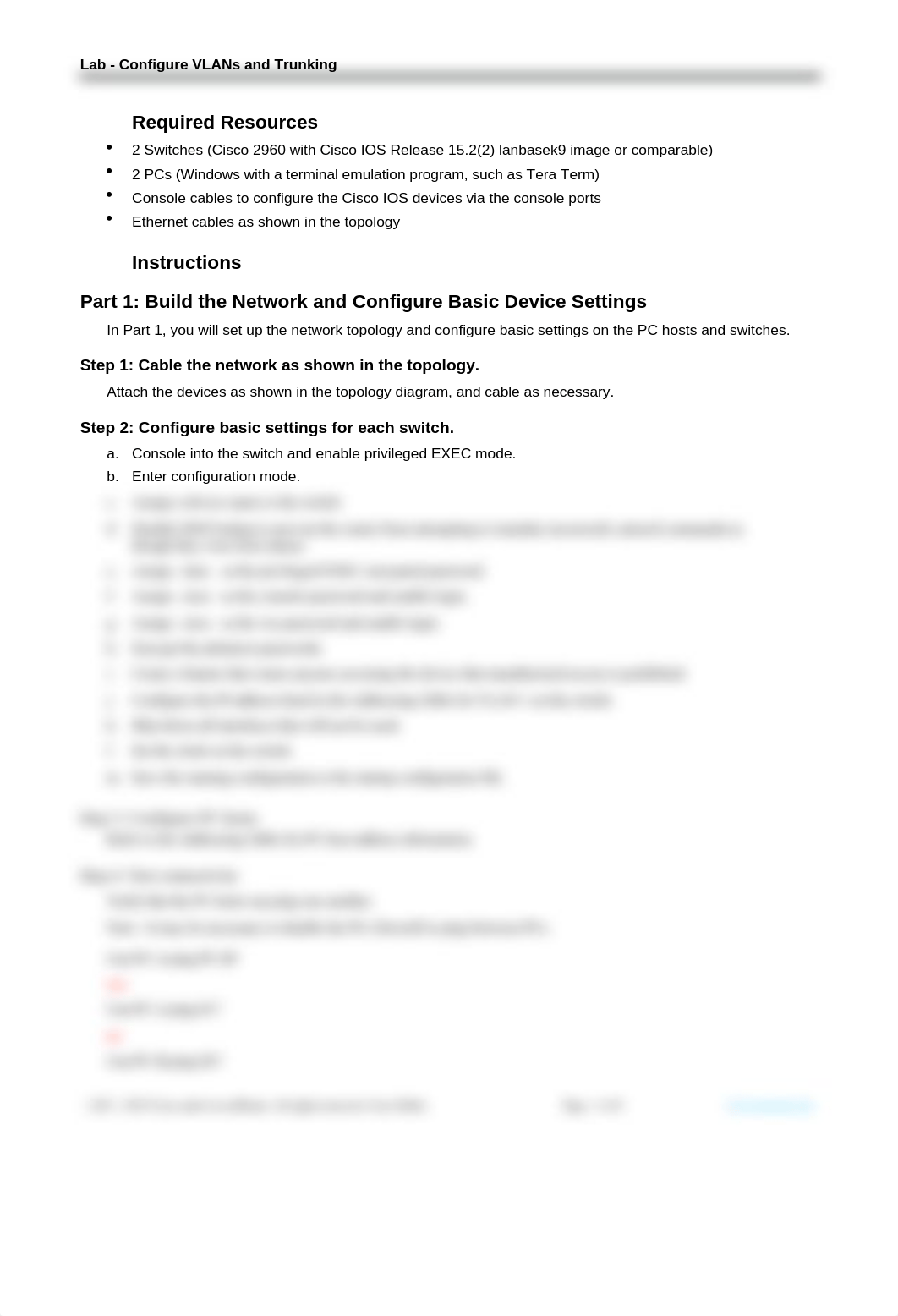 3.4.6 Lab - Configure VLANs and Trunking.docx_domle6fyy30_page2