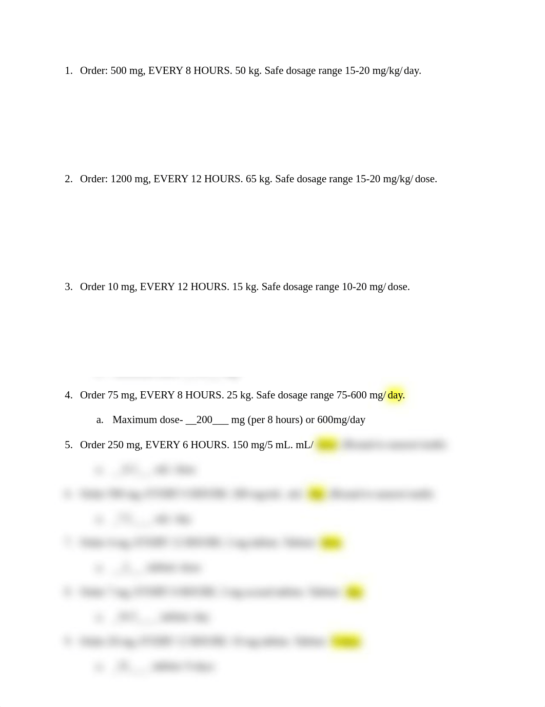 Med-Surg Clinical Calculations Week 1.docx_domshwm9fg2_page1