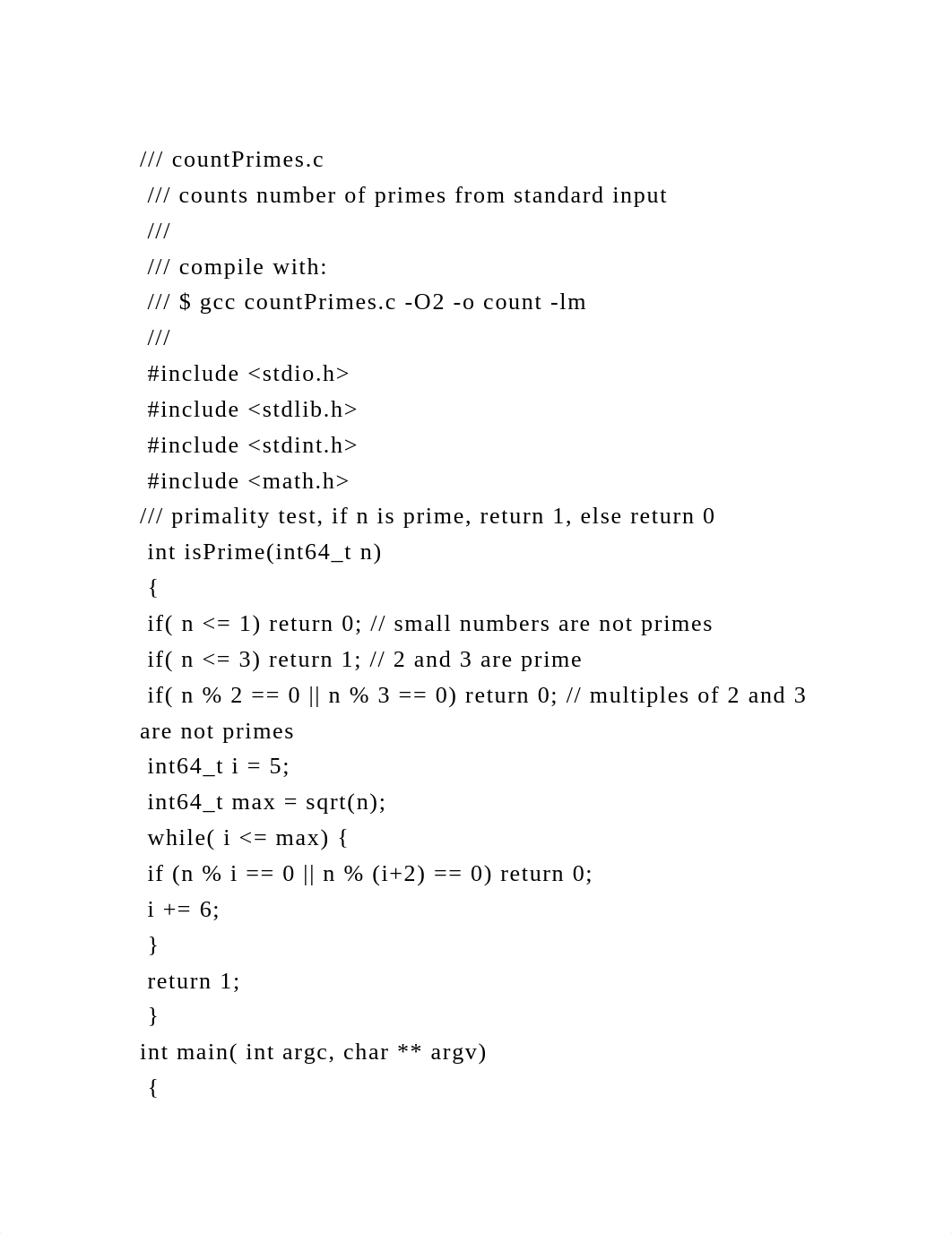 countPrimes.c  counts number of primes from standard input.docx_donaxn89r6w_page2