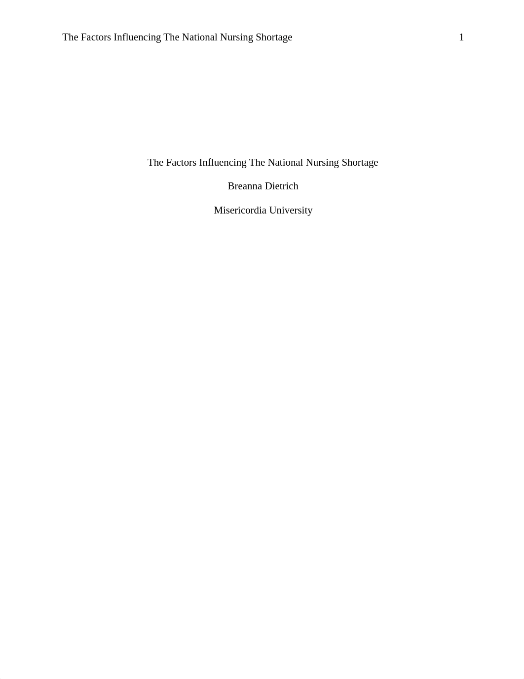 The Factors Influencing The National Nursing Shortage.pdf_dongqbb8sr5_page1