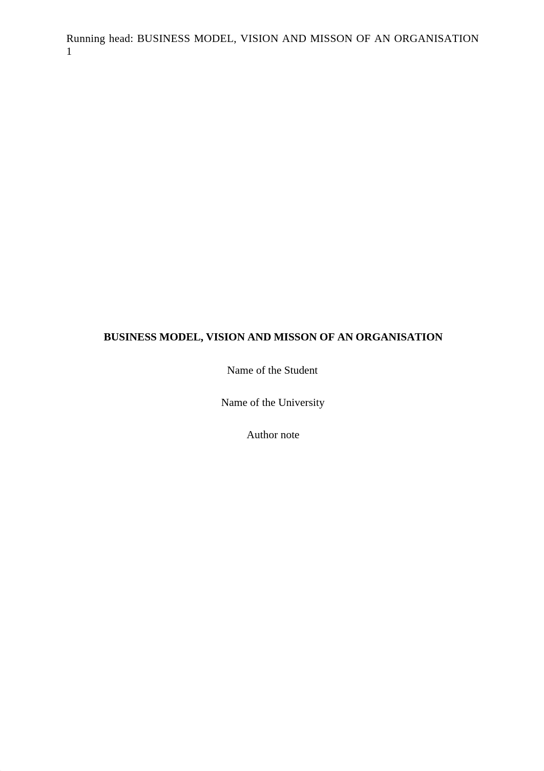 BUSINESS MODEL, VISION AND MISSON OF AN ORGANISATION.docx_donvrpeu3hy_page1