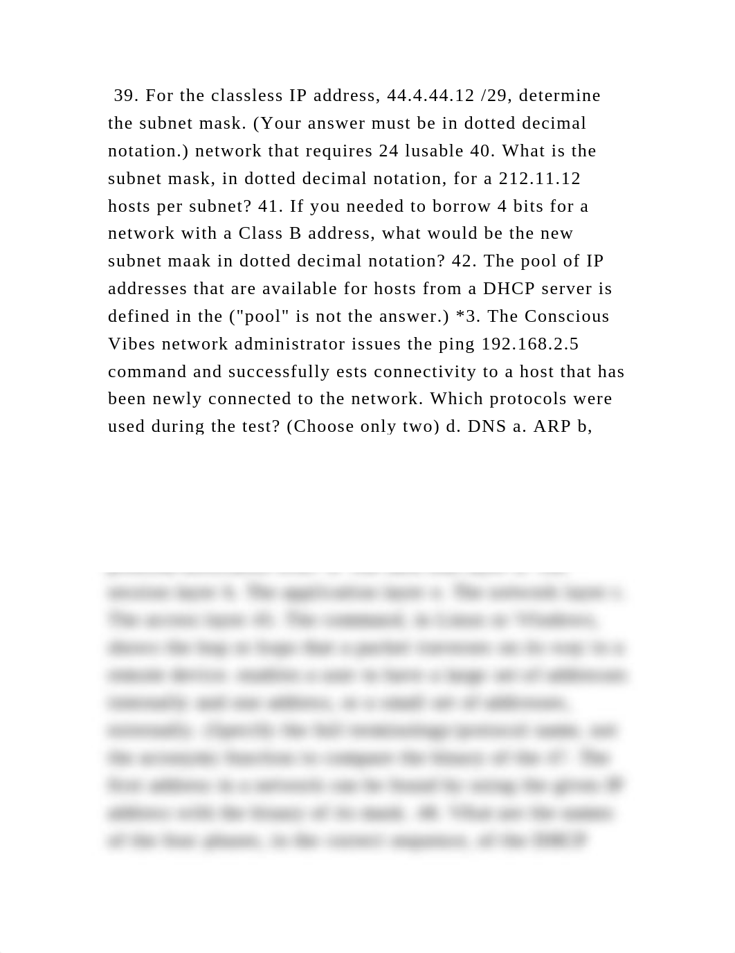 39. For the classless IP address, 44.4.44.12 29, determine the subne.docx_donxj31fvmu_page2