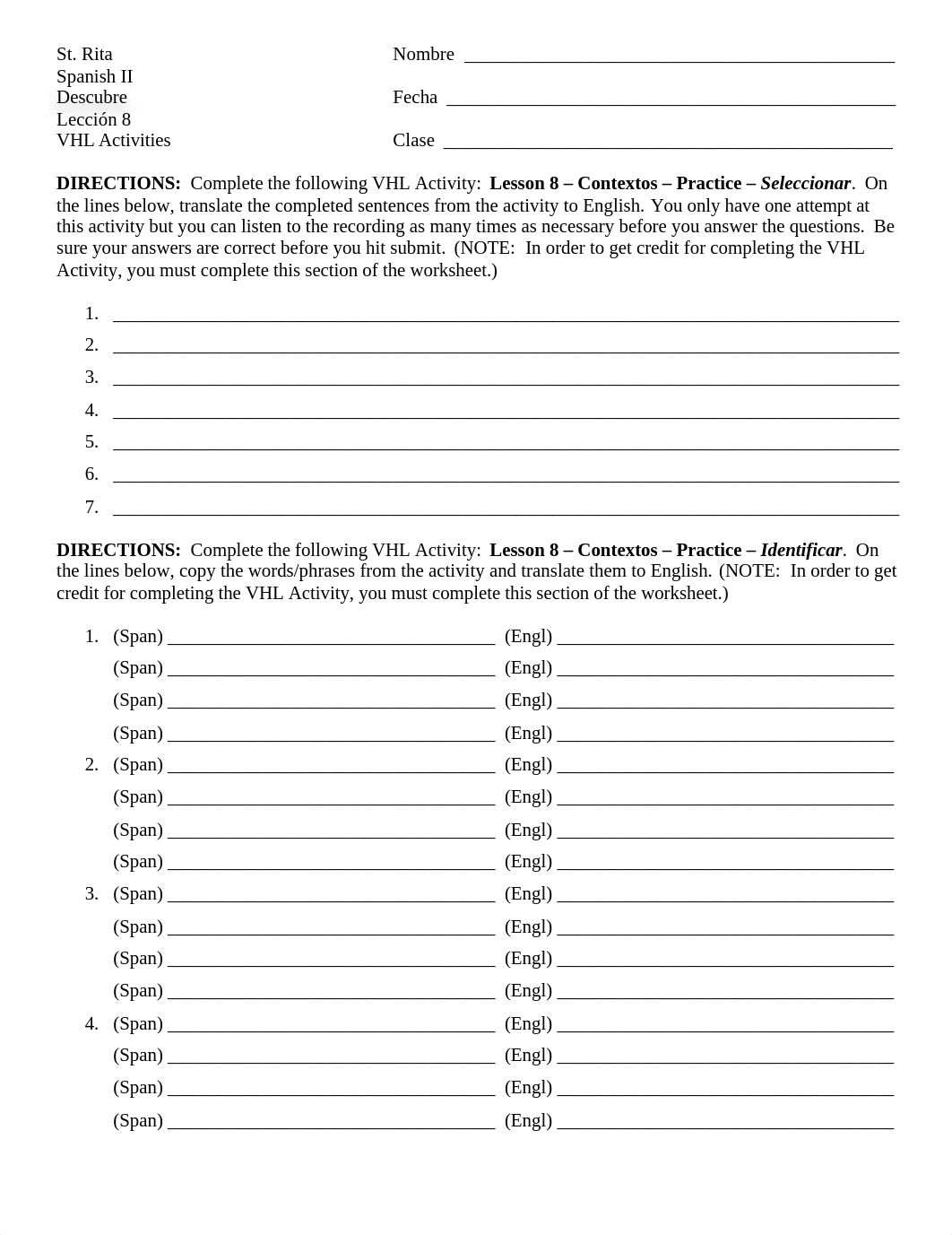 Worksheet -- VHL Activities #1.doc_doo37c2au7z_page1