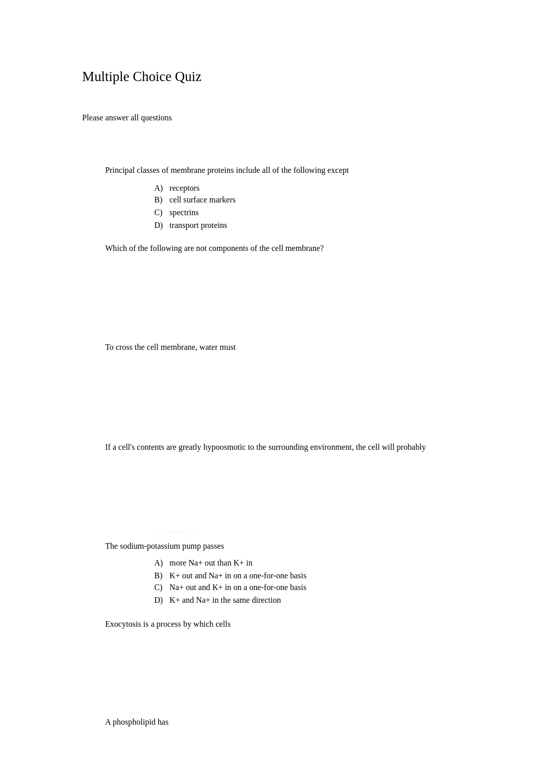 Multiple Choice Quiz chapter 6_doo3pb6chk6_page1