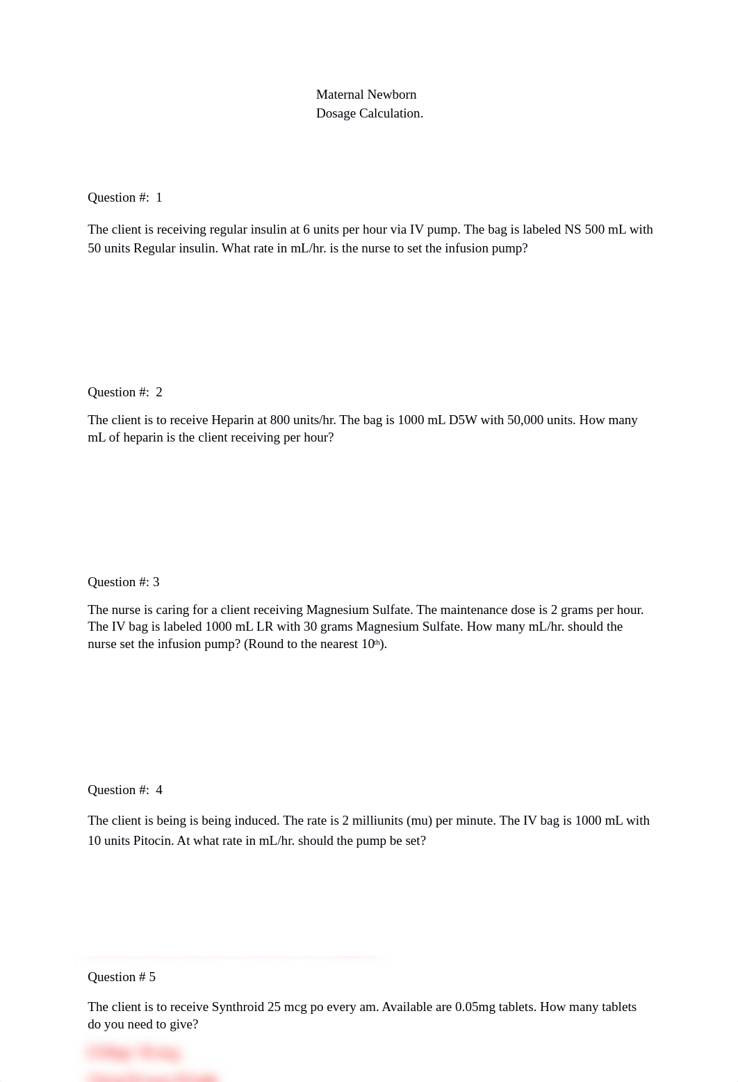 Obstetrics Dosage Calculation Test # 2 sub (1) (1).docx_doo5tmeh24h_page1