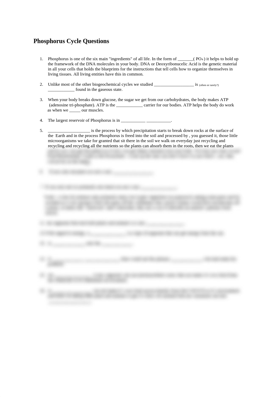 Phosphorus Cycle Questions_doo68cjq532_page1