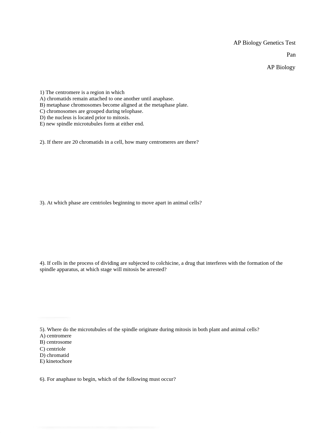 AP Biology Genetics Test_doo7v056oyn_page1