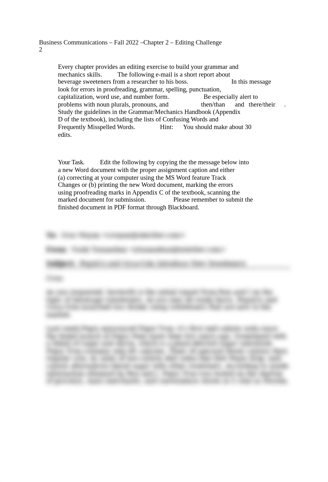 Business Communications - Fall 2022 - Editing Challenge 2 - Chapter 2 (1).docx_dooesoworqy_page1