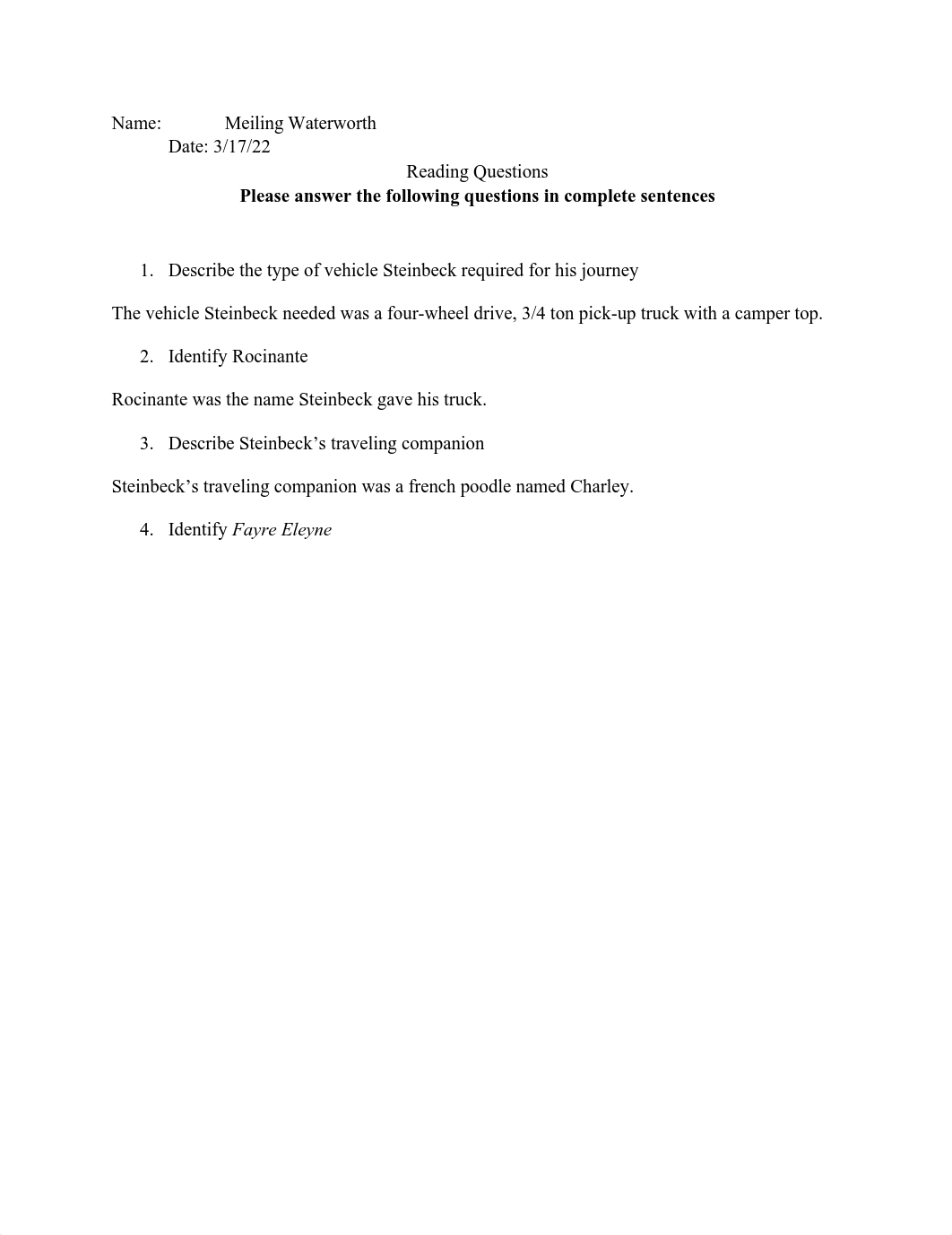 Copy of Steinbeck Reading Questions (1) - Meiling Waterworth.pdf_doom8y4x9wq_page1