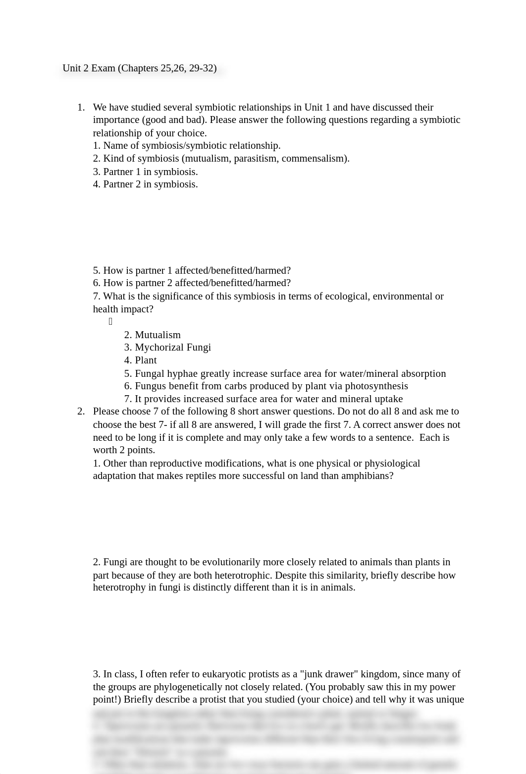 Unit 2 Exam - Bio 1120.docx_dopaups2brh_page1