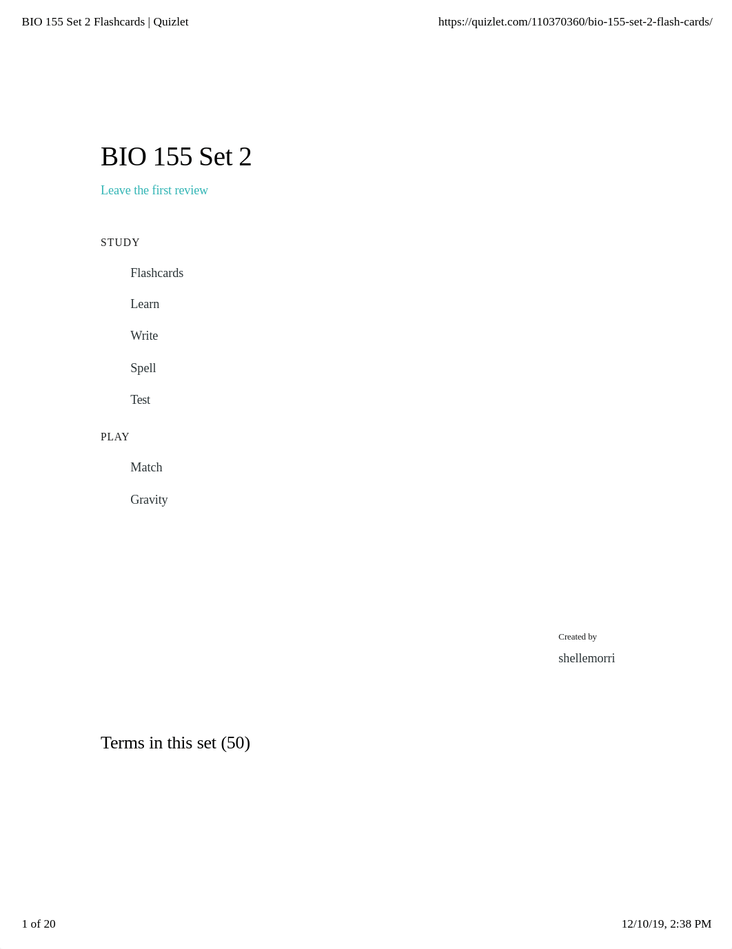 BIO 155 Set 2 Flashcards | Quizlet.pdf_dopdzdizr74_page1