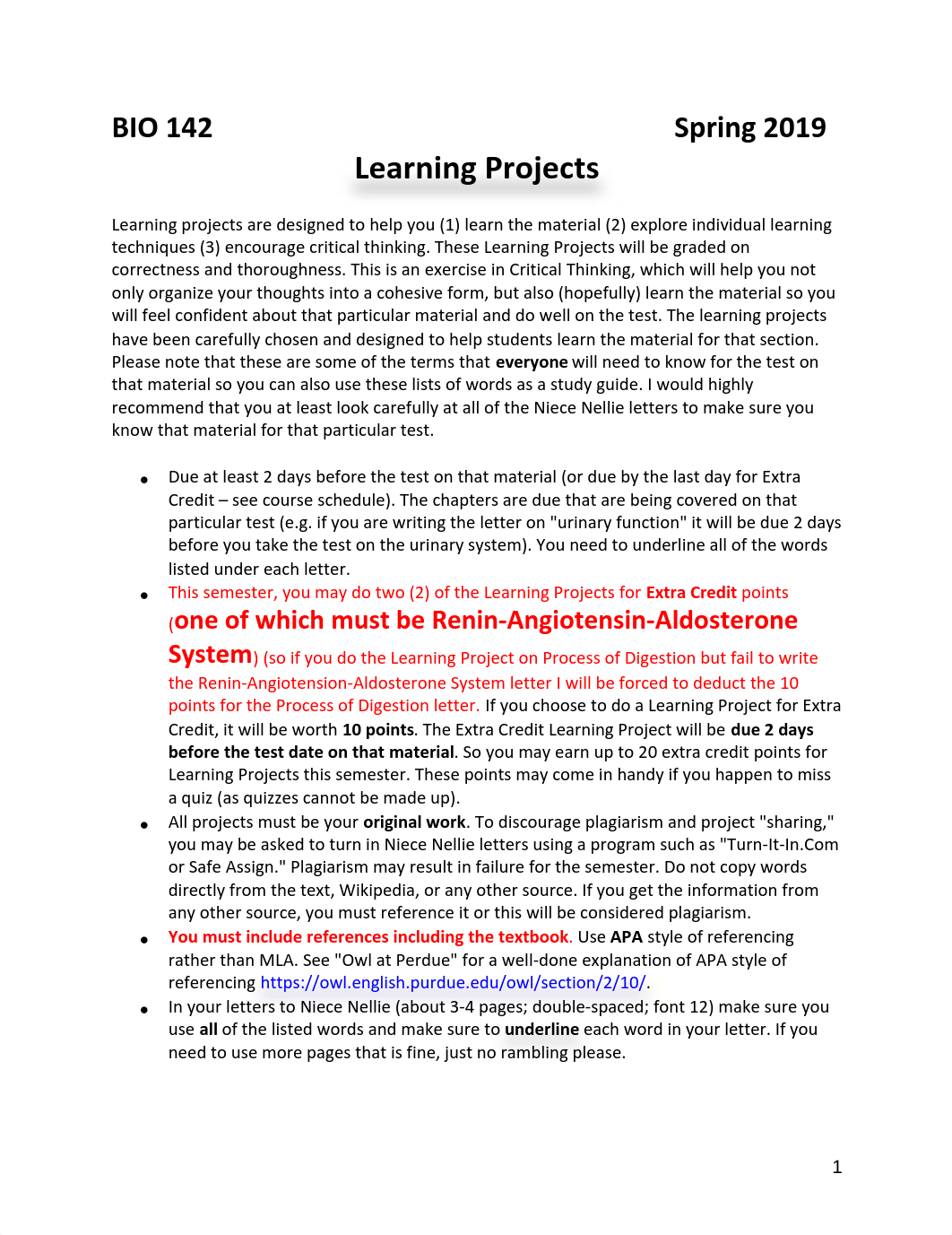 Learning Projects BIO 142 Spring 2019.pdf_doq5tle5rsu_page1