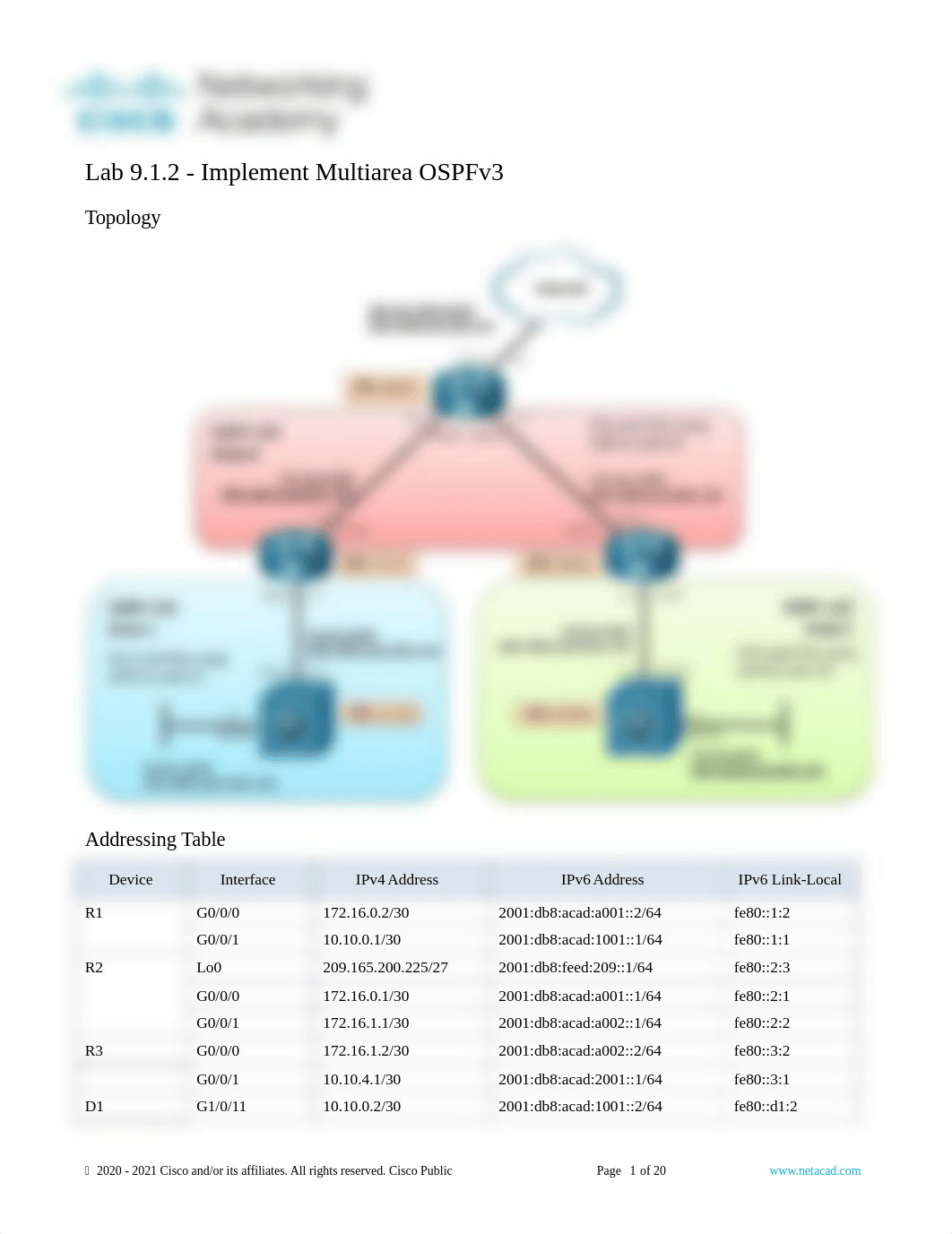 9.1.2 Lab COMPLETED - Implement Multiarea OSPFv3.docx_doq6uhm9a0a_page1