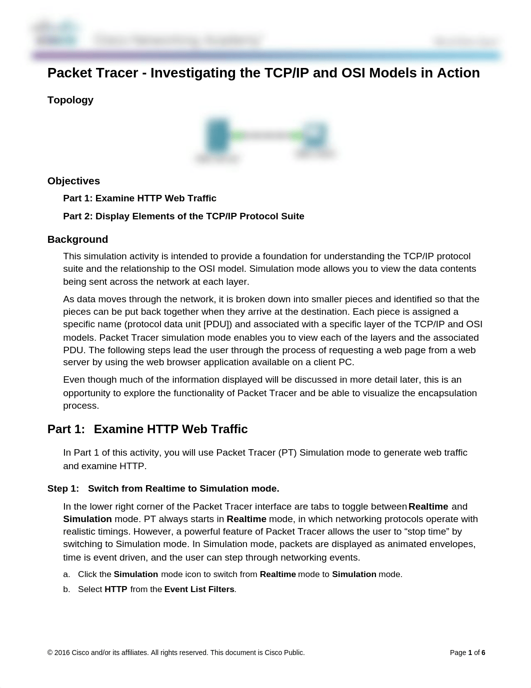 3.2.4.6 Packet Tracer - Investigating the TCP-IP and OSI Models in Action_doqhqdh07vz_page1