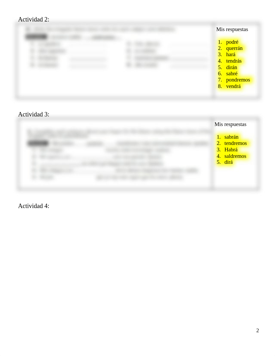 CLAVE Paquete #2 Gramática - El Futuro Capítulo 6 2021 .pdf_doqxl5r9kzp_page2