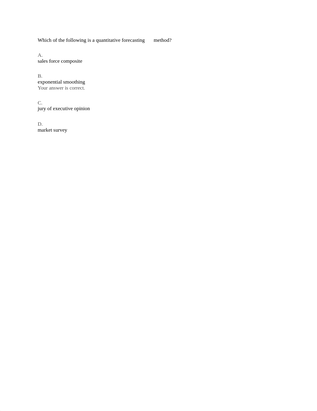 Which of the following is a quantitative forecasting method.docx_dor6vsd3hm7_page1