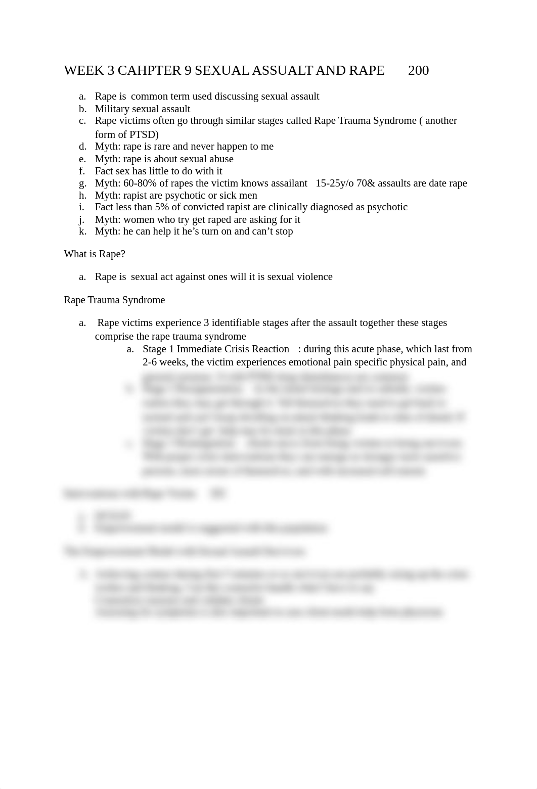 WEEK 3 CAHPTER 9 SEXUAL ASSUALT AND RAPE.docx_dorbmehpn7d_page1