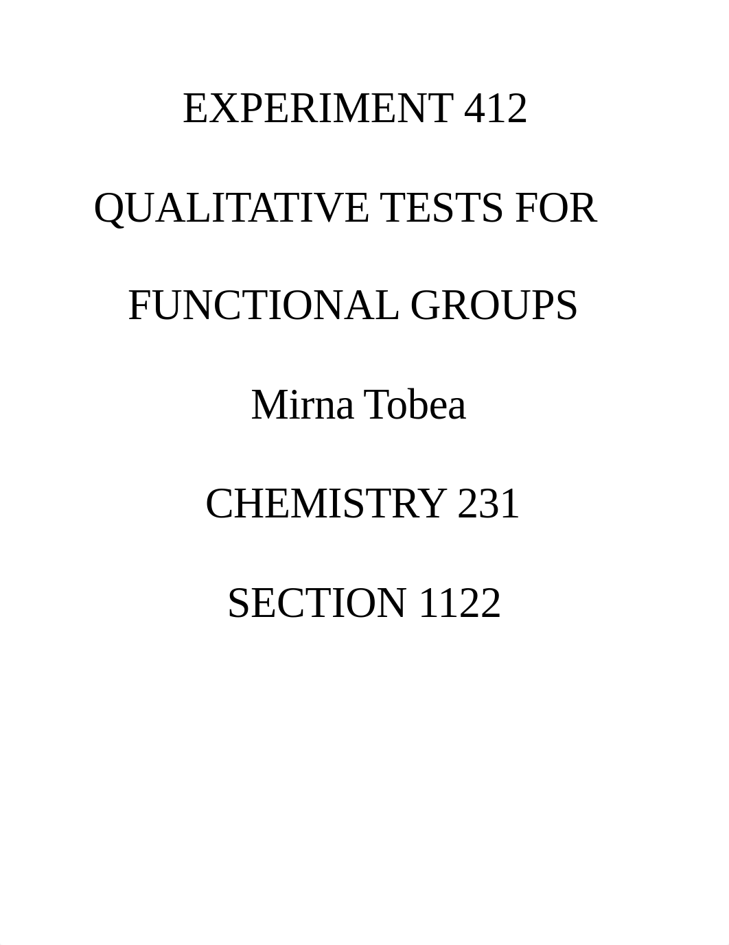 EXPERIMENT 412 QUALITATIVE TESTS FOR FUNCTIONAL GROUPS_dorcx2frfbv_page1