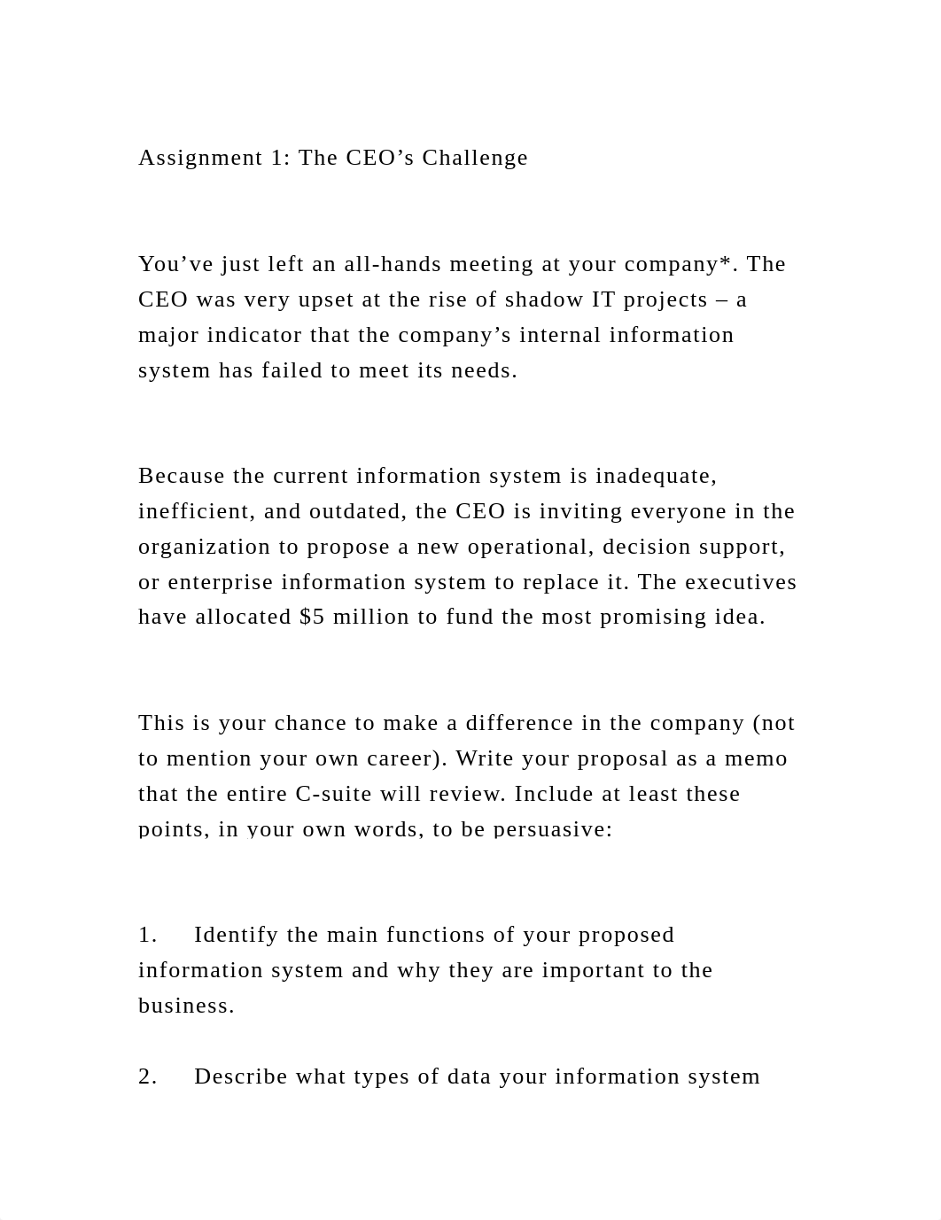 Assignment 1 The CEO's ChallengeYou've just left an all-hands.docx_dorpi128w37_page2