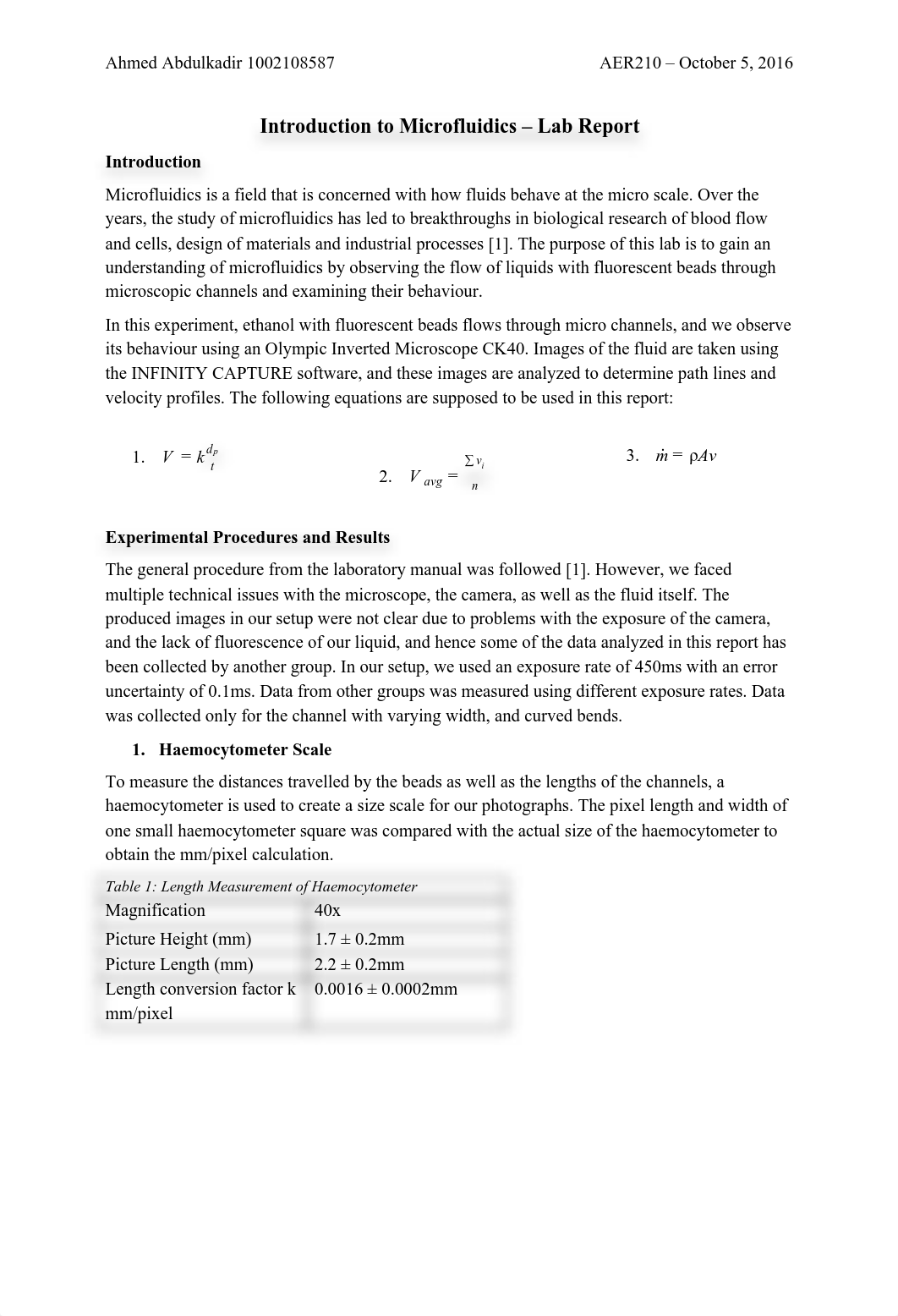 Introduction to Microfluidics - Lab Report.docx.pdf_dose7nsc2jr_page1