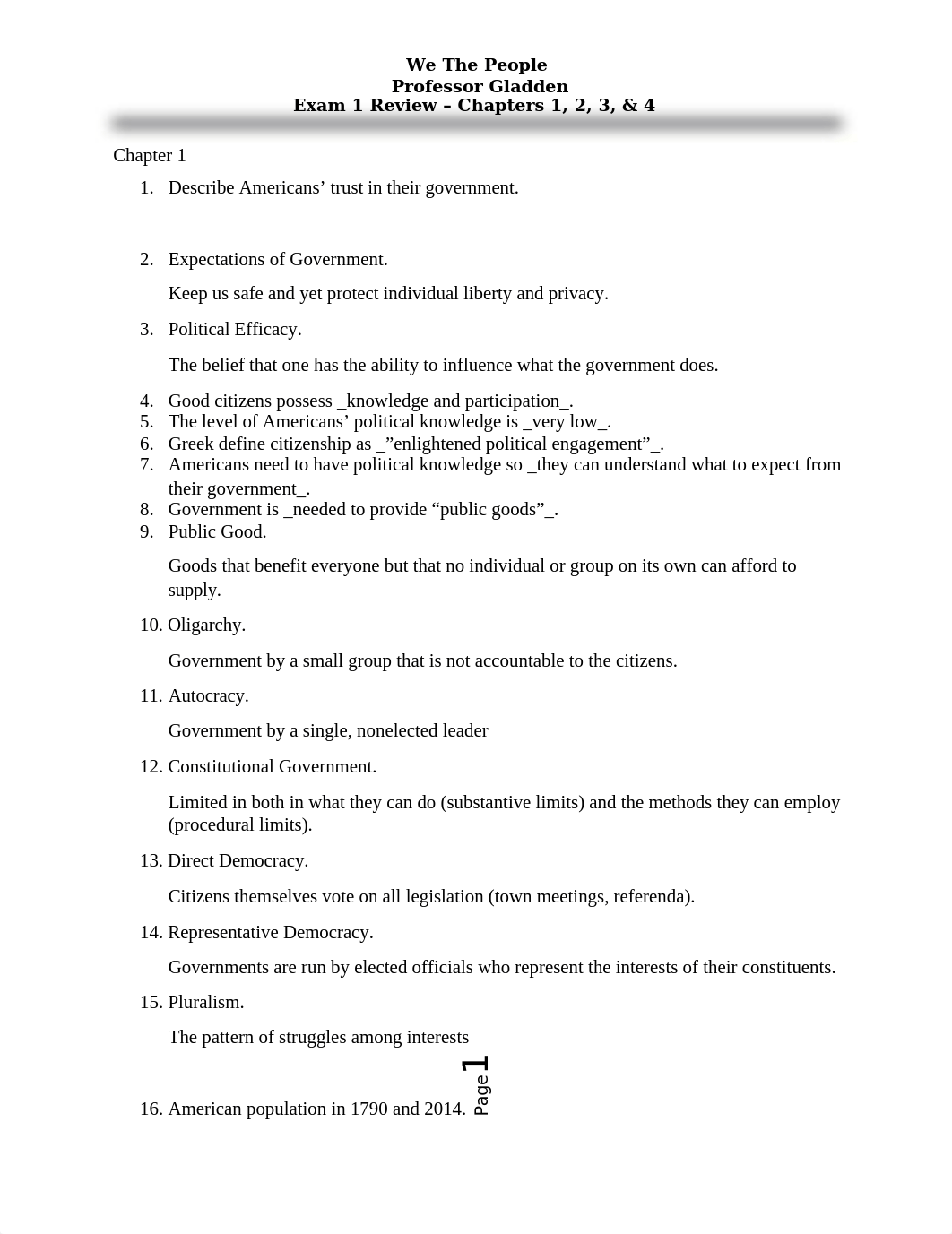 We The People- Exam Review 1- Chapter 1,2,3, & 4- Fall 2016_doseakbtv6i_page1