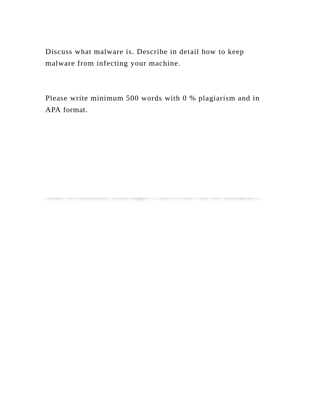 Discuss what malware is. Describe in detail how to keep malware from.docx_dosghb4v4zc_page2