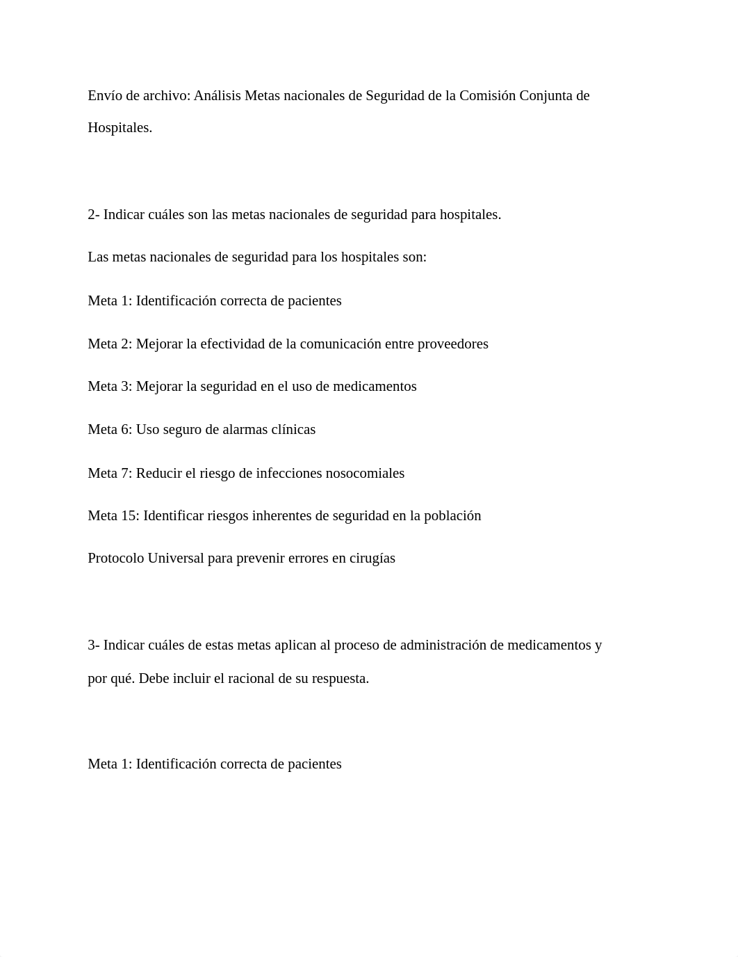 Análisis Metas nacionales de Seguridad de la Comisión Conjunta de Hospitales.docx_doskr4u31p1_page2