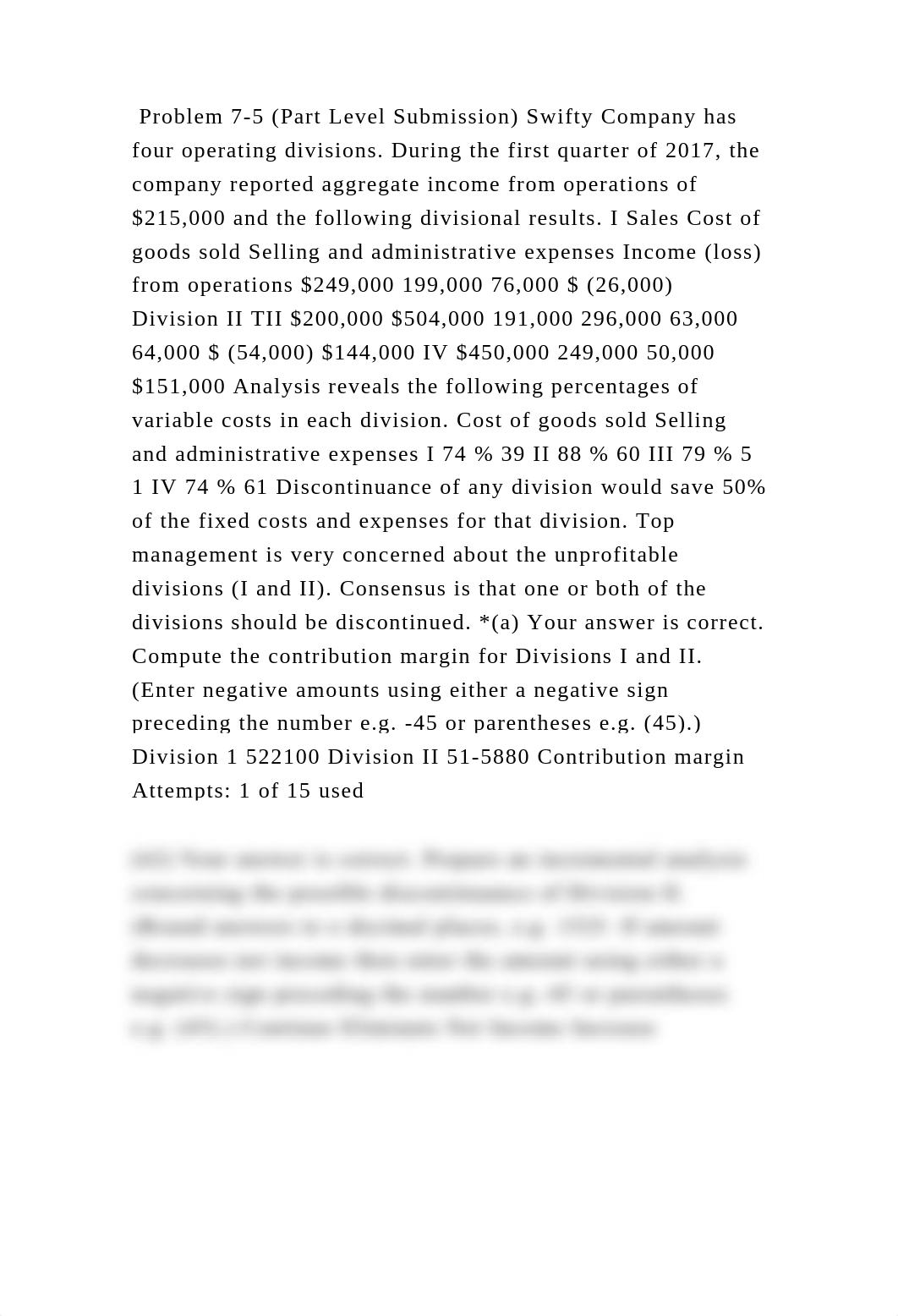 Problem 7-5 (Part Level Submission) Swifty Company has four operating.docx_dotkbngxd60_page2