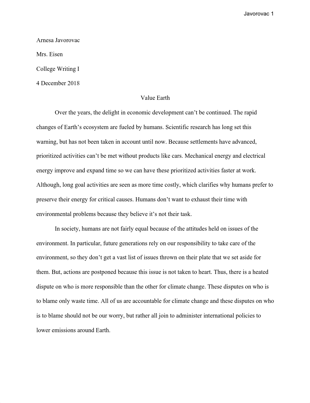 Argument Essay on Climate Change.pdf_dou1bjxgq2r_page1