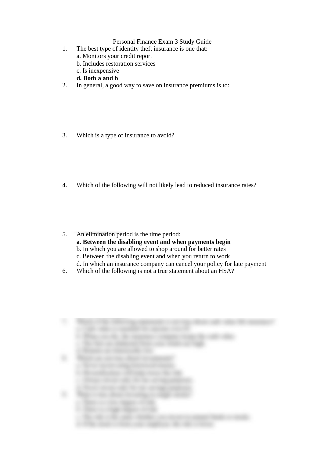 Personal Finance Exam 3 Study Guide_douzm4czhcr_page1