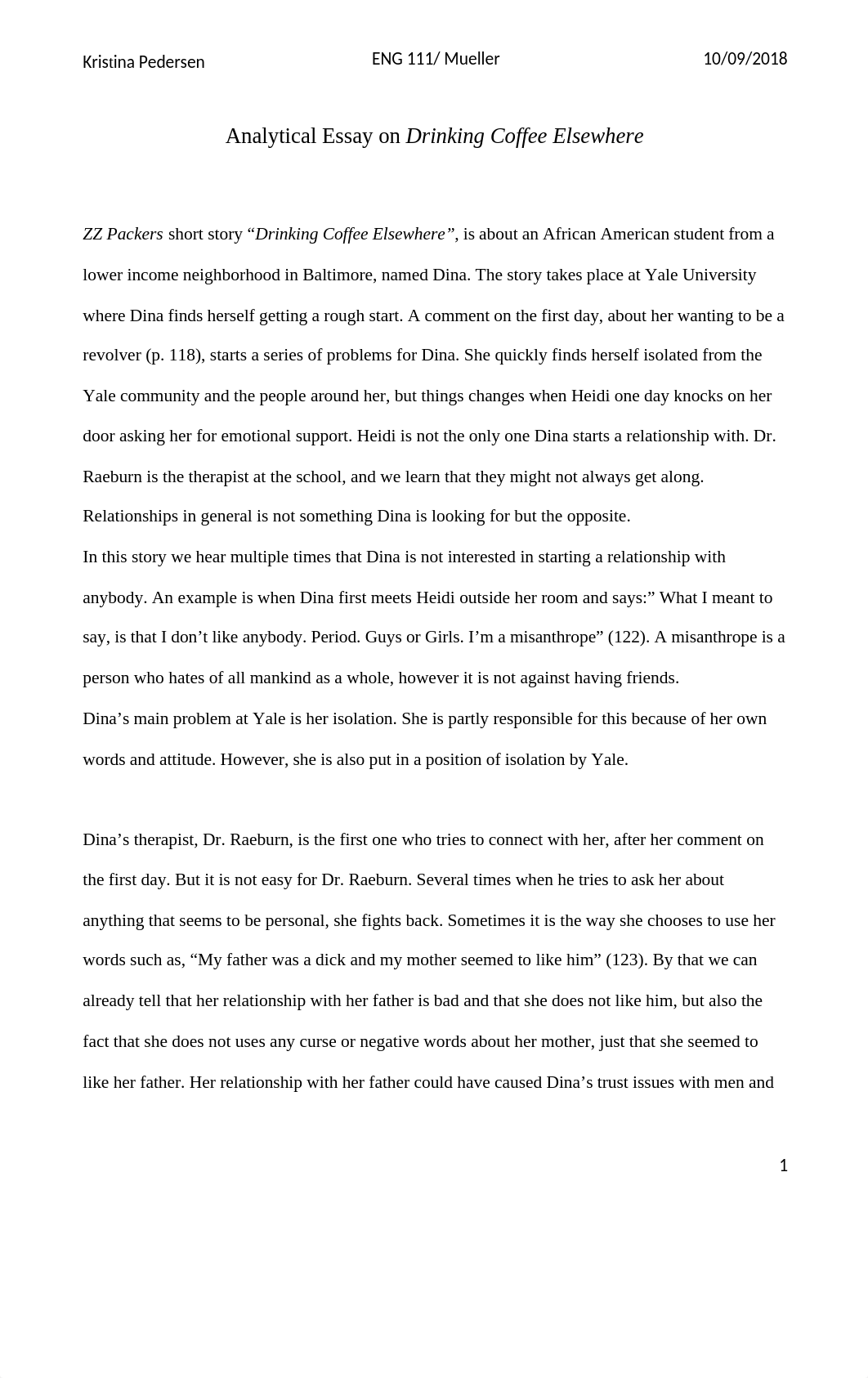 Analytical Essay on Drinking Coffee Elsewhere.docx_dov8elqivts_page1