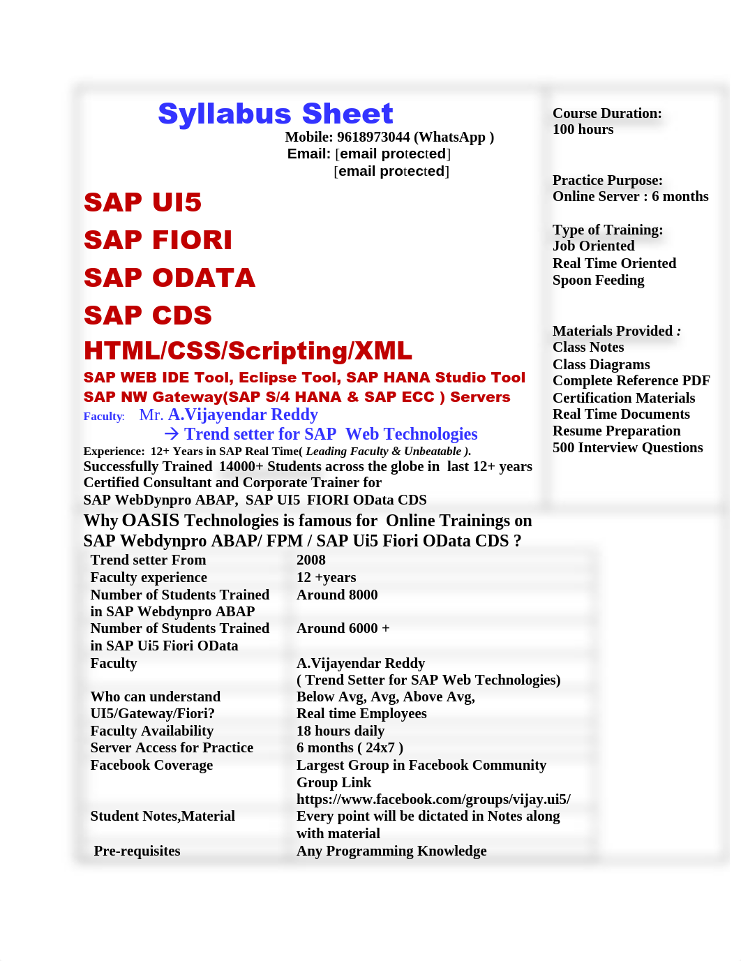 SAP Ui5 Fiori OData CDS Course Content PDF File.pdf_dovnm0a70ij_page1