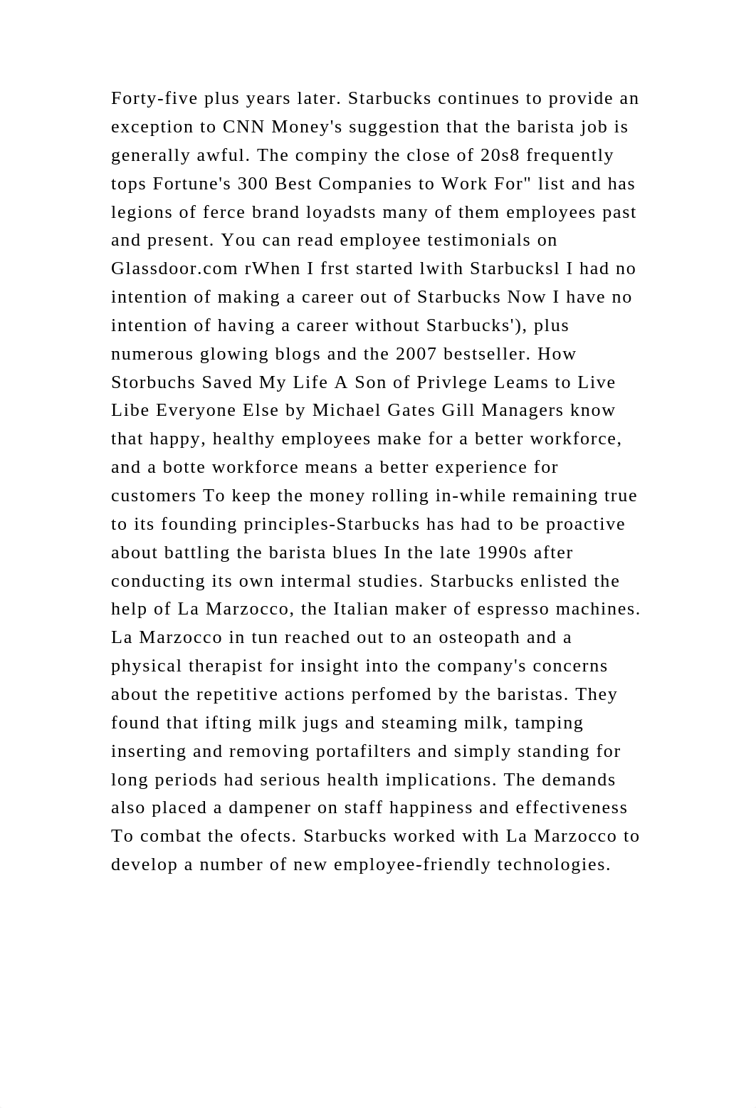 CASE STUDY 4.1 The Starbucks Experience According to CNN Money, bari.docx_dow04xwacg0_page3