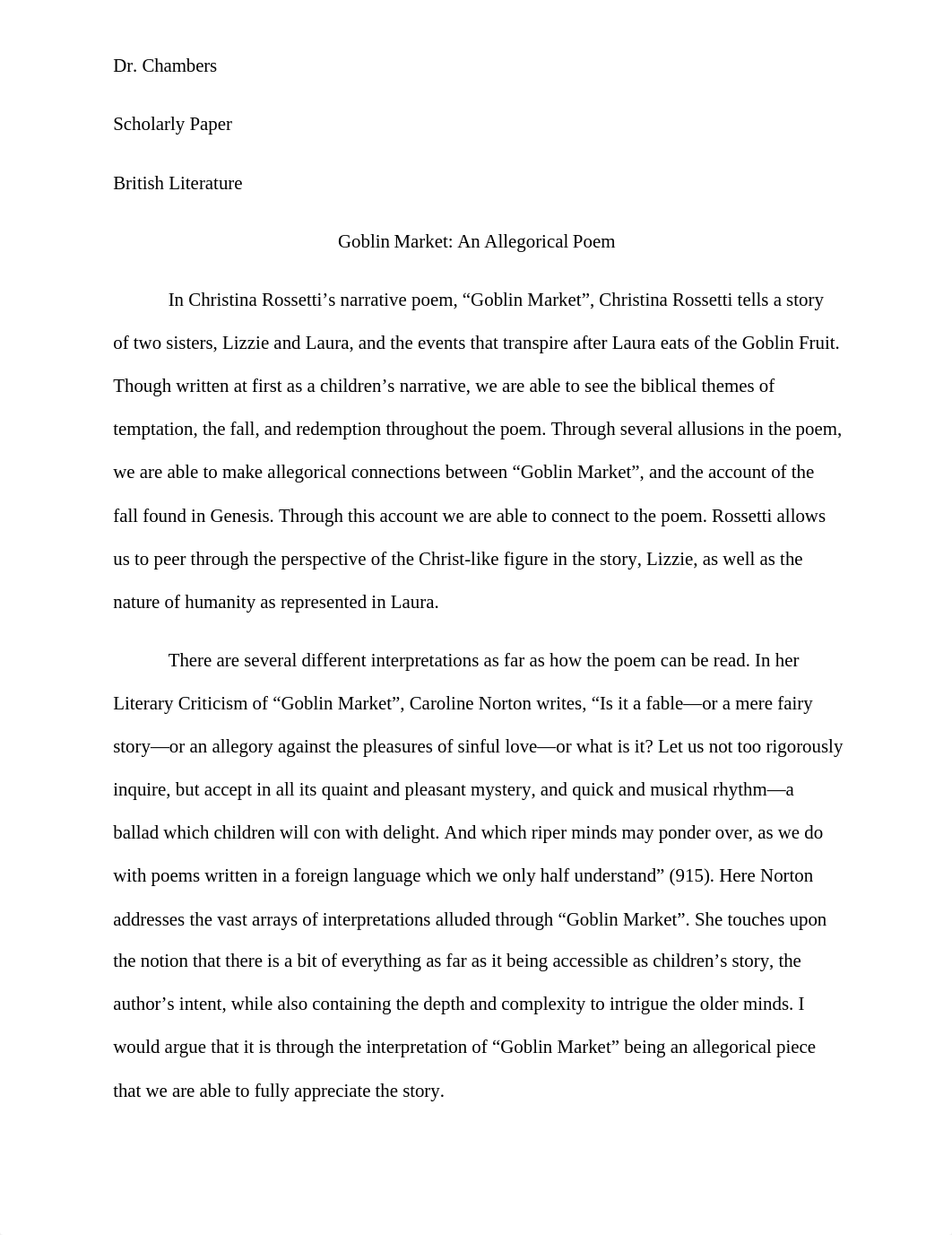 Goblin Market An Allegorical Poem Essay_dowfpud2mwh_page1