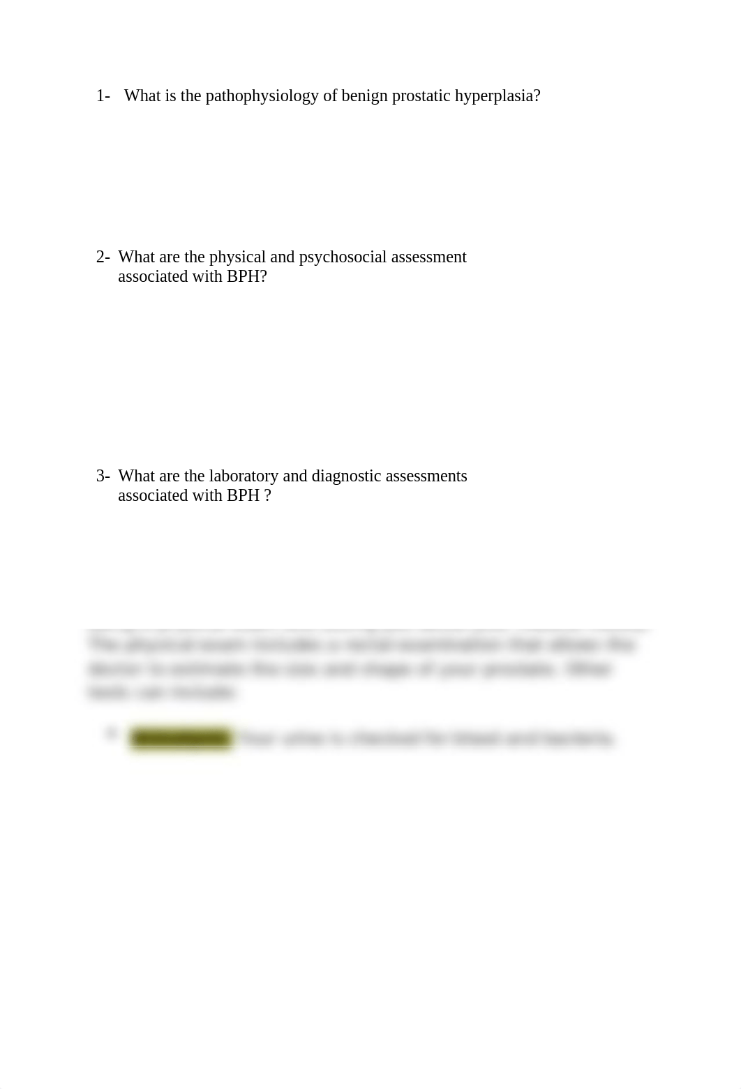 What is the pathophysiology of benign prostatic hyperplasia.docx_dowthxesyck_page1