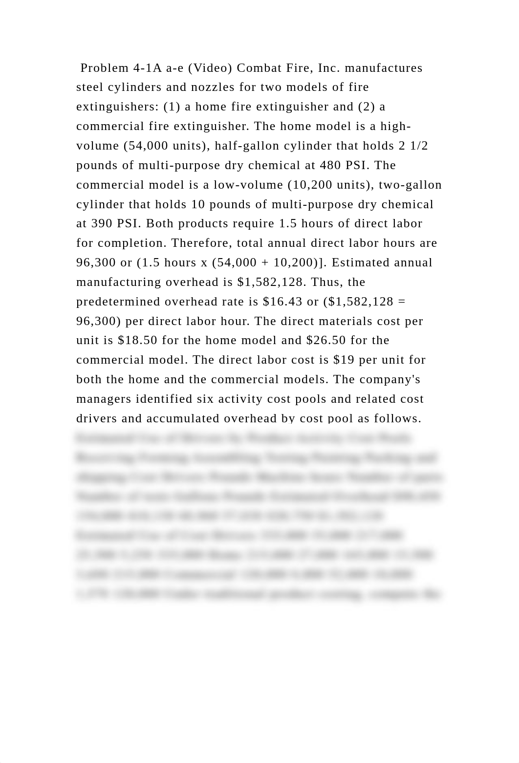 Problem 4-1A a-e (Video) Combat Fire, Inc. manufactures steel cylinde.docx_dox94e6mile_page2