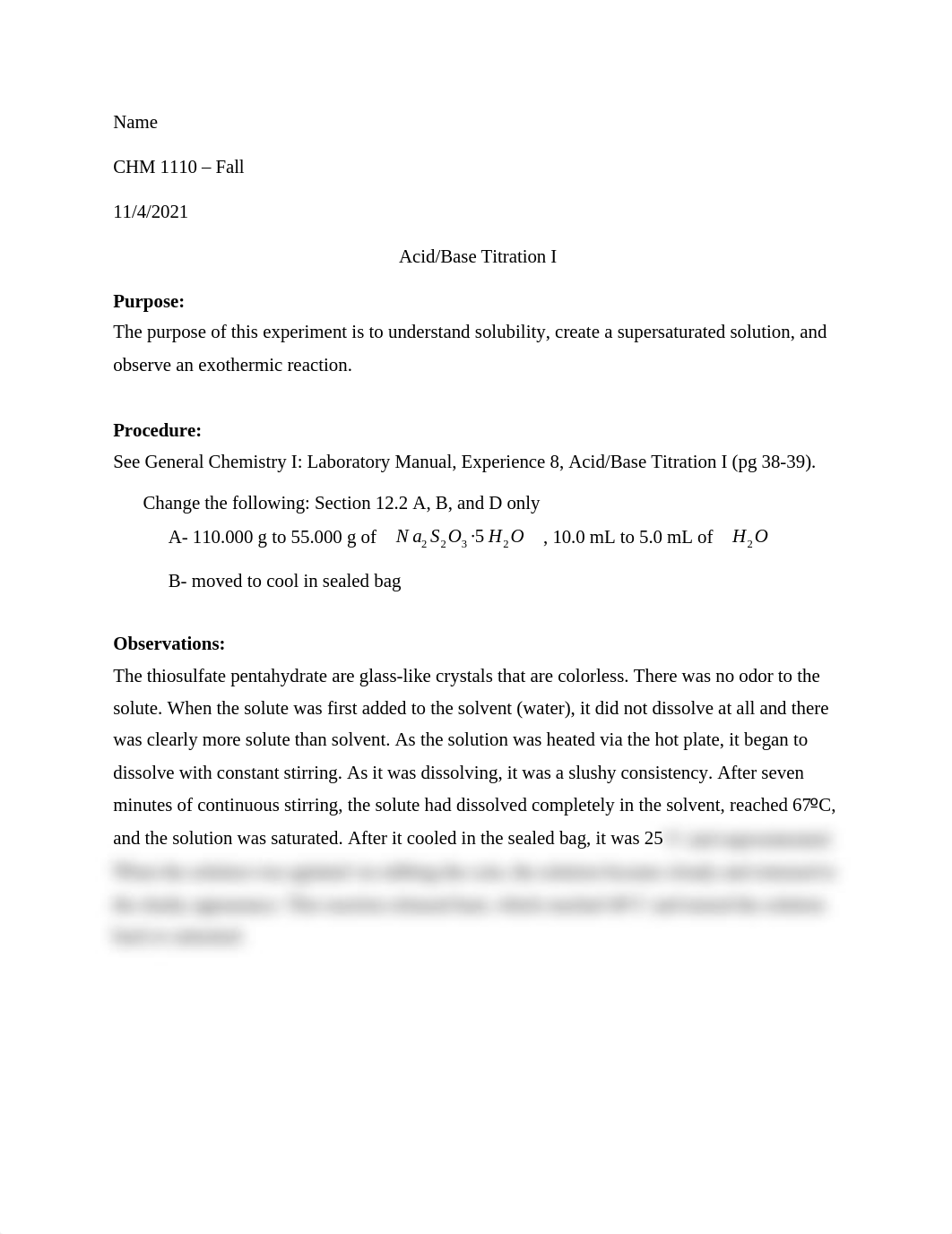 An Unexpected Heat Source From a Solution Lab Report EXOTHERMIC.docx_doxdlxfvmao_page1