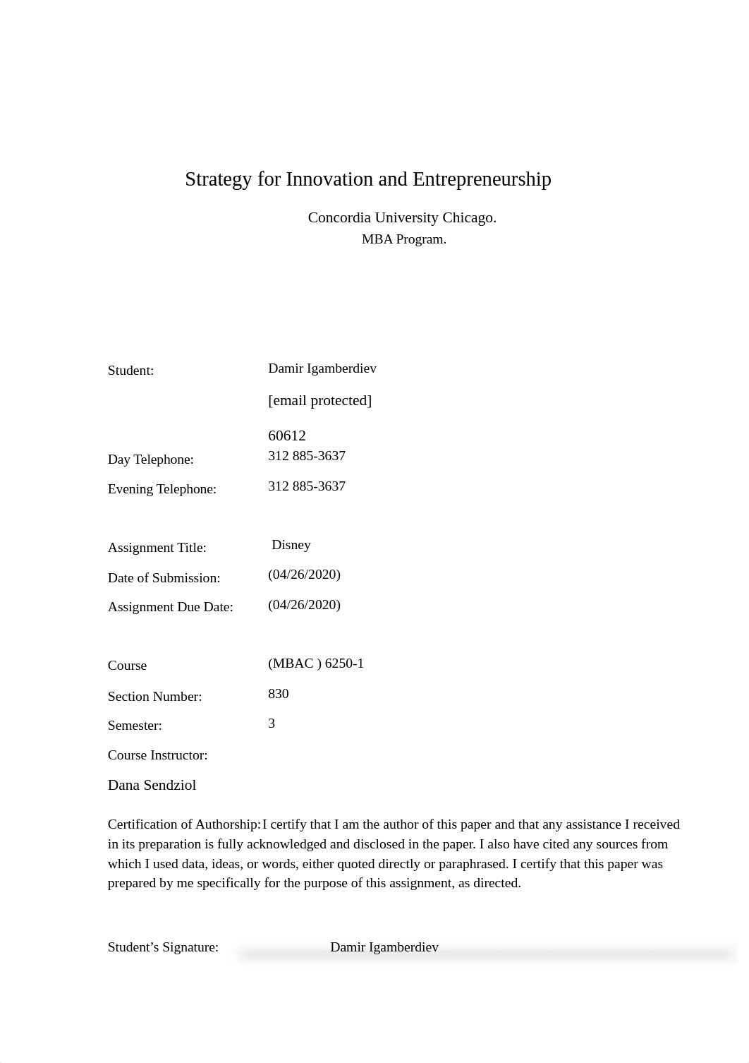 Strategy for Innovation and Entrepreneurship Essay 3.docx_doxipjq5n8v_page1