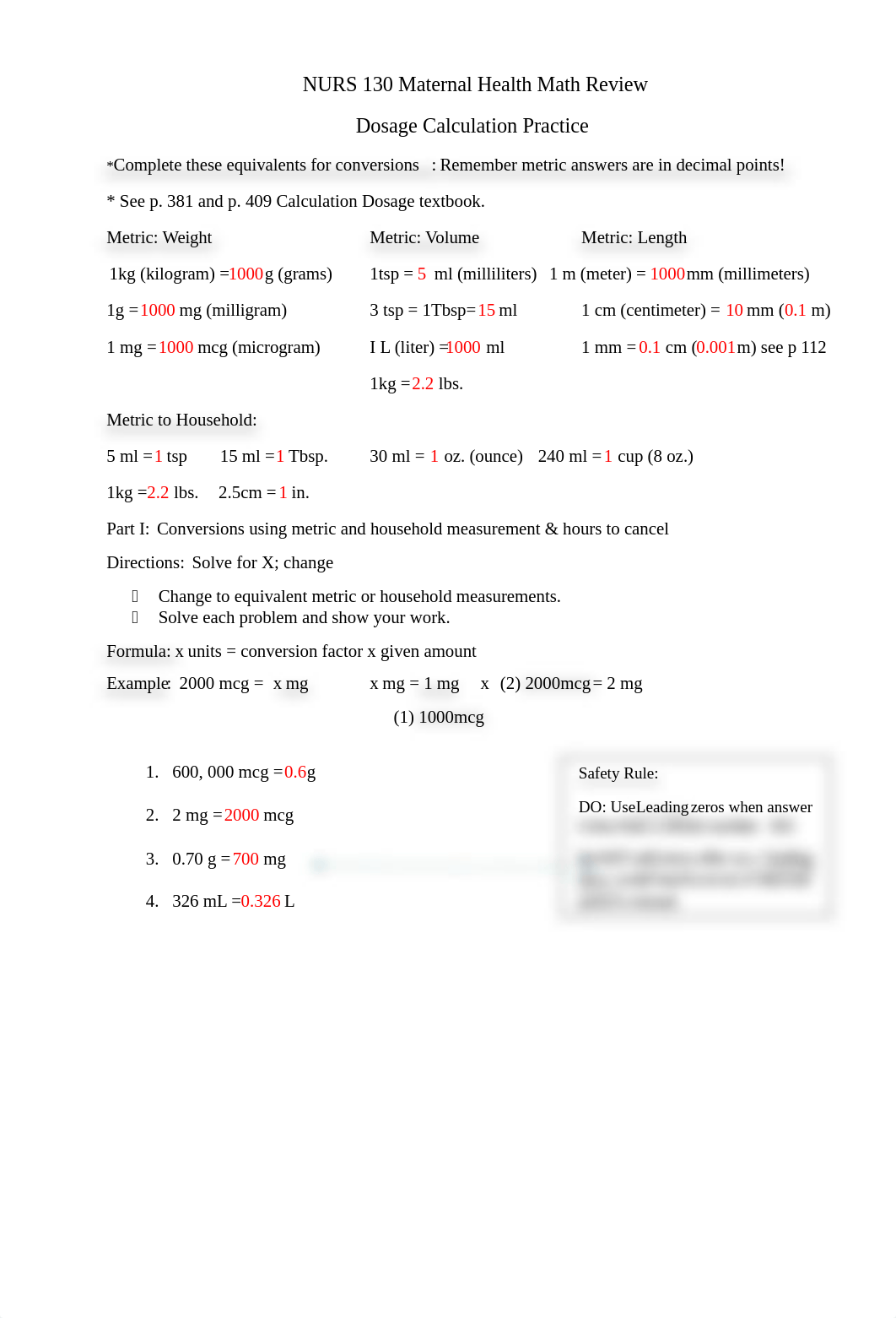 NURS 130 OB Math Practice Answer Key.docx_doxixr713gn_page1