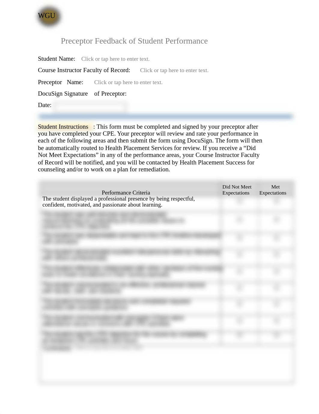 D. Preceptor Feedback of Student Performance(2018.0926).docx_doxmmyykoyo_page1