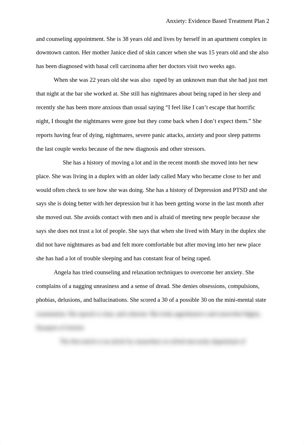 Anxiety Evidence Based Treatment Plan - Paper_doxpt6wl8ke_page2