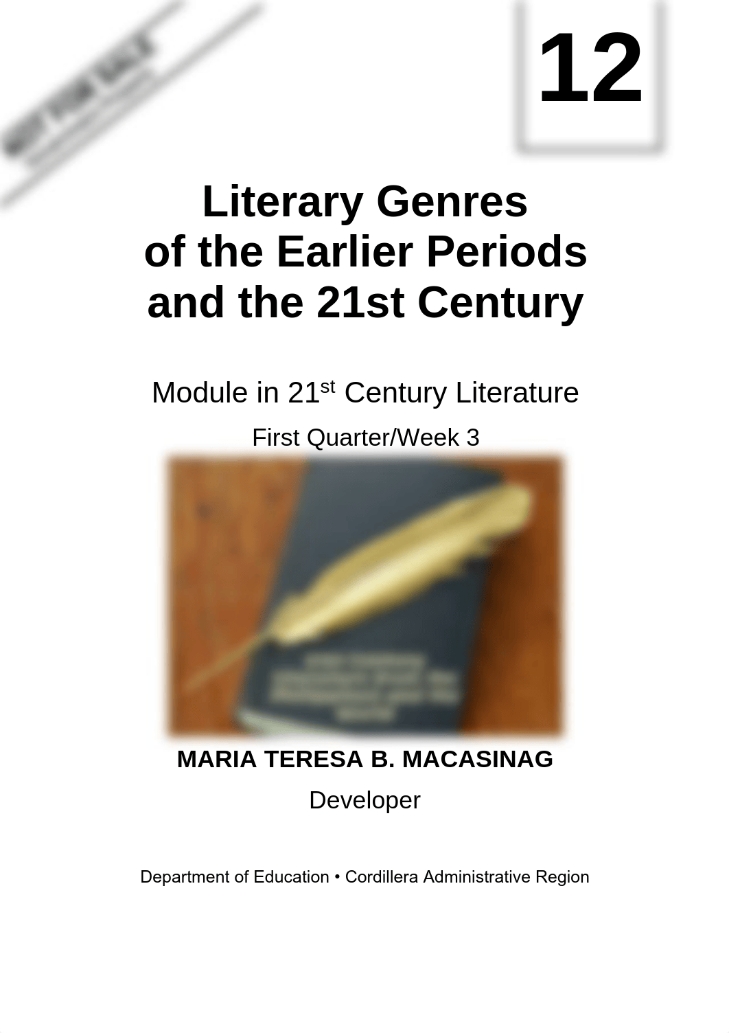 21st Century Literature from the Philippines and the World QUARTER 3 MODULE 2.pdf_doxs9nw7w0x_page1